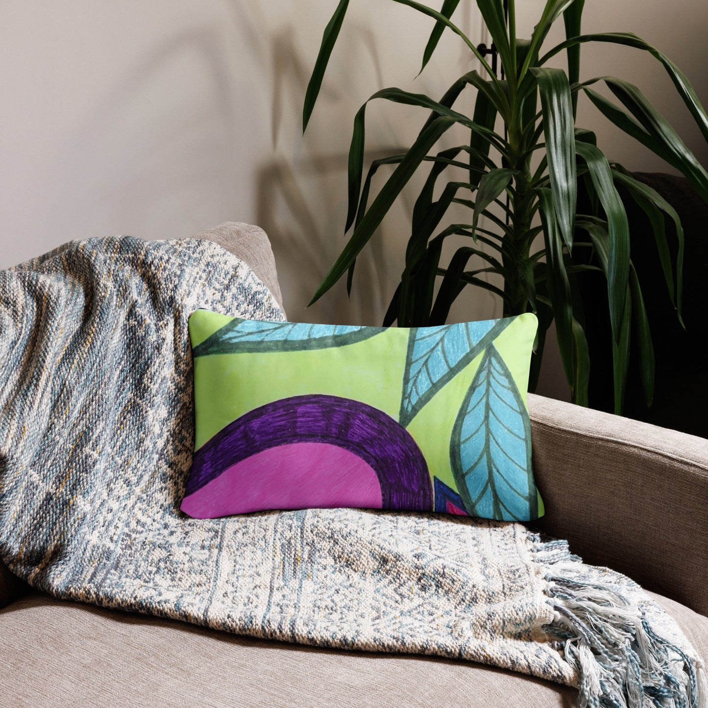 Art by Lillie B Throw Pillow - Cart Retail