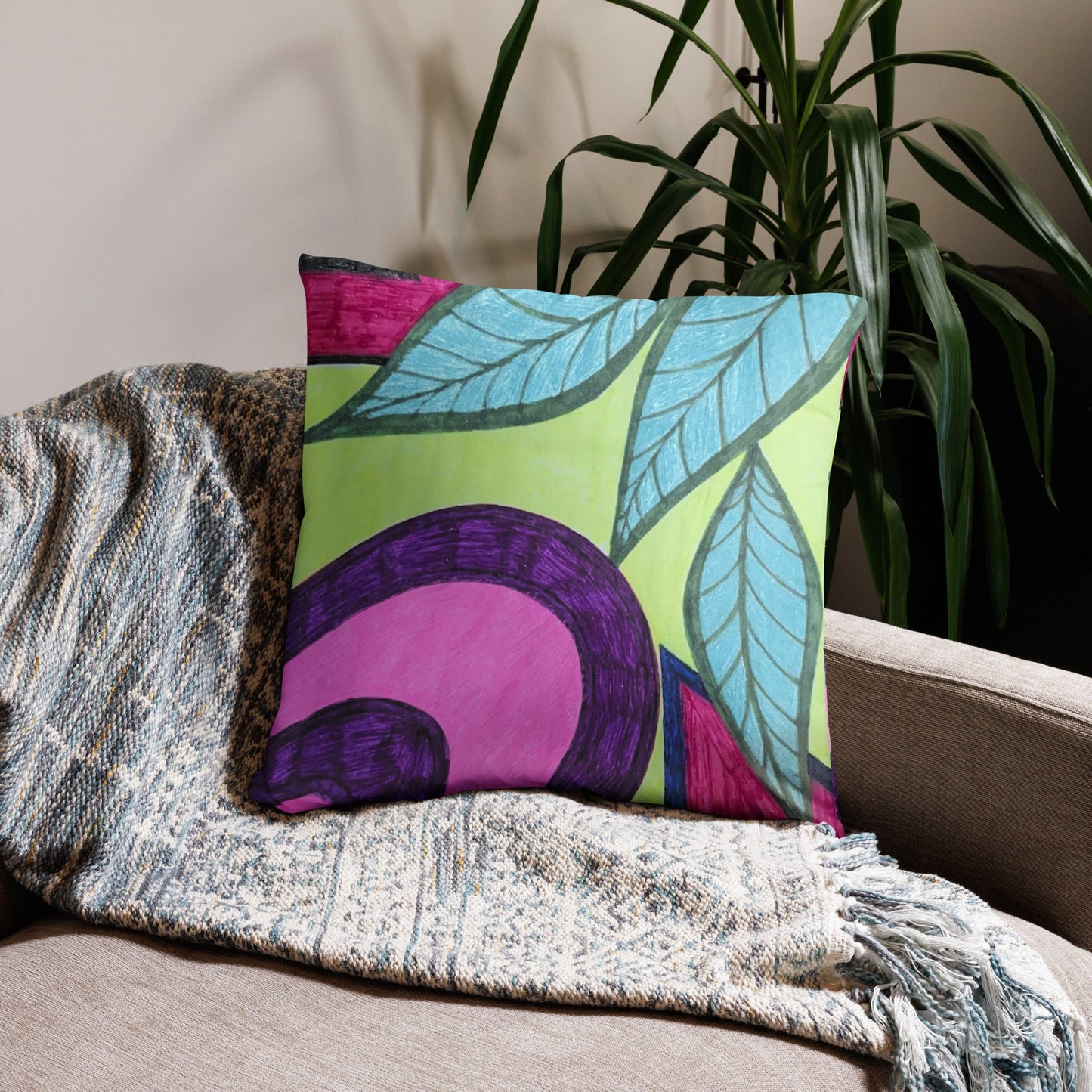Art by Lillie B Throw Pillow - Cart Retail