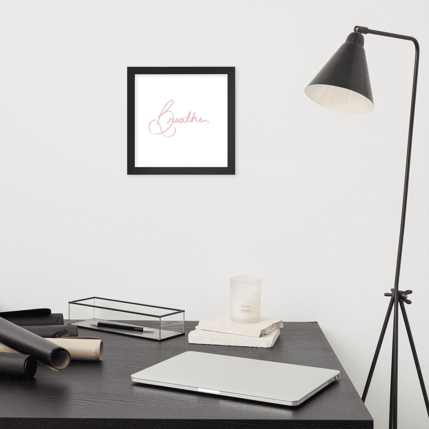 "Breathe" Framed Wall Art