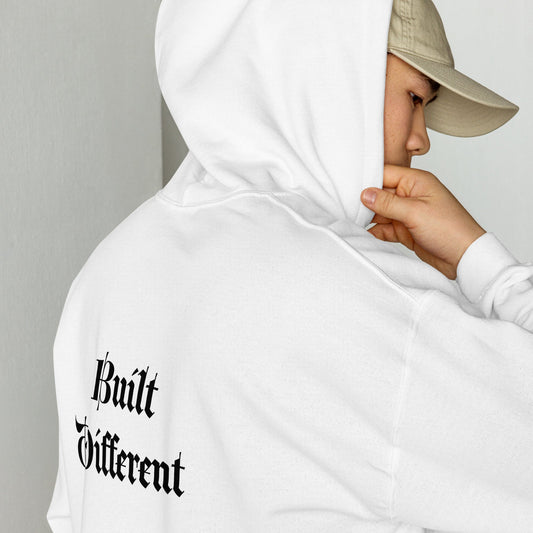 "Built Different" Unisex Hoodie - Cart Retail