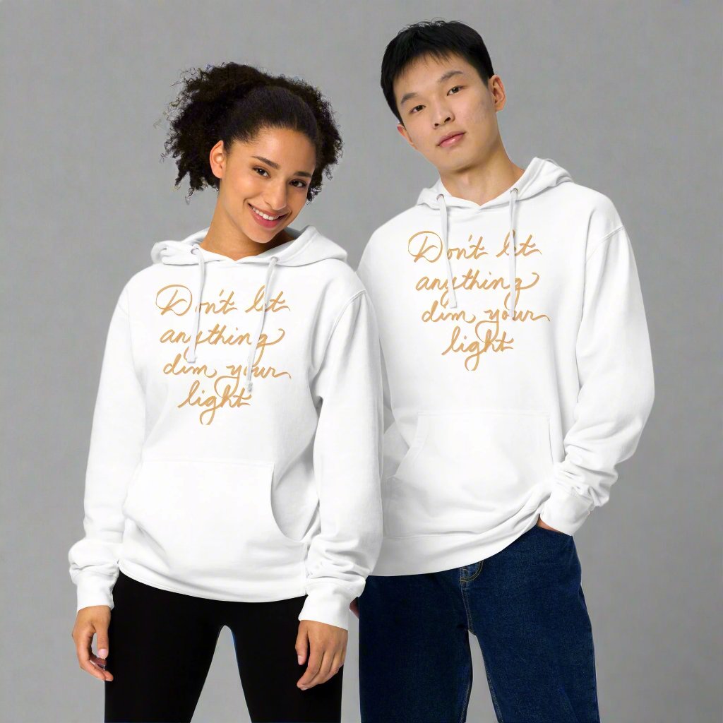 "Don't Dim Your Light" Unisex Midweight Hoodie - Cart Retail