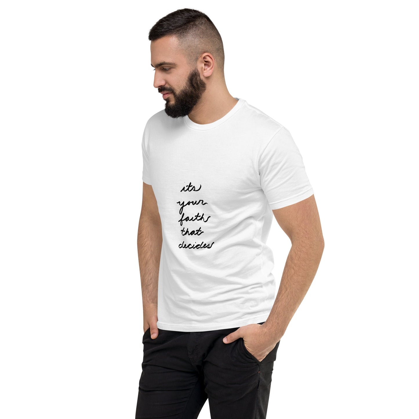 "Faith Decides" Short Sleeve T-shirt - Cart Retail