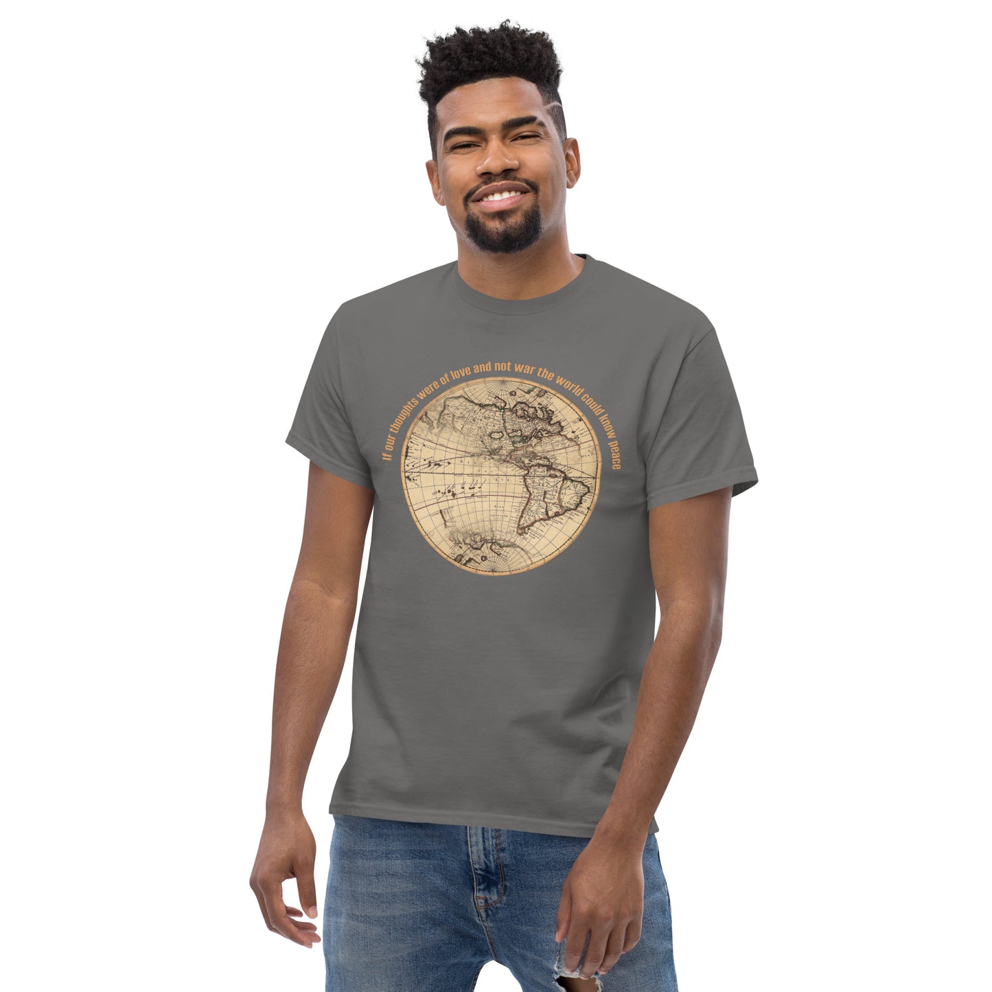 If our thoughts were love Men's classic tee