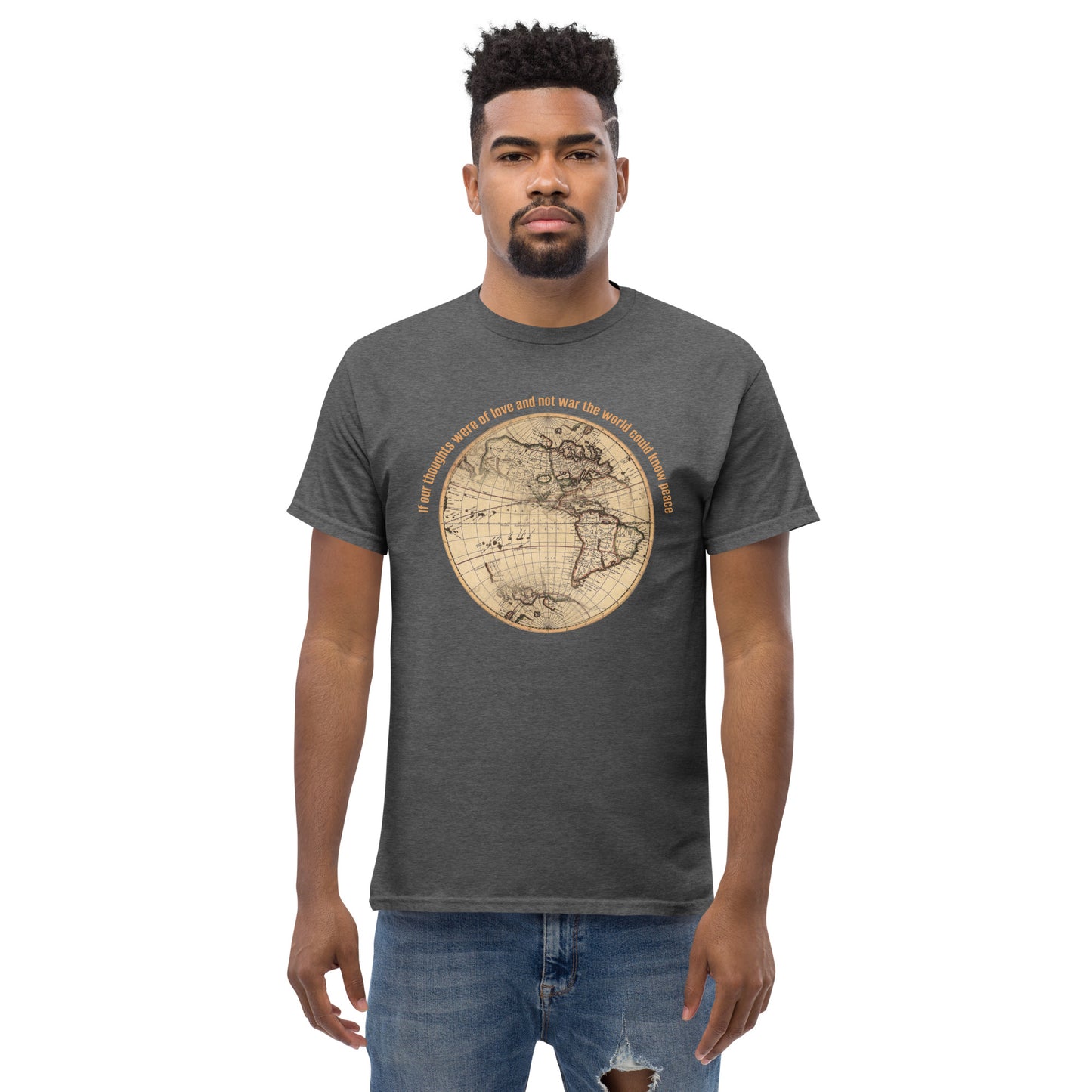 If our thoughts were love Men's classic tee
