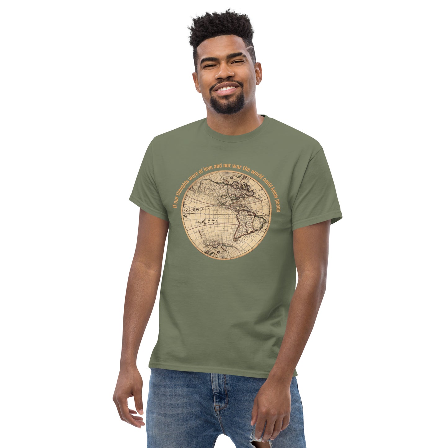 If our thoughts were love Men's classic tee
