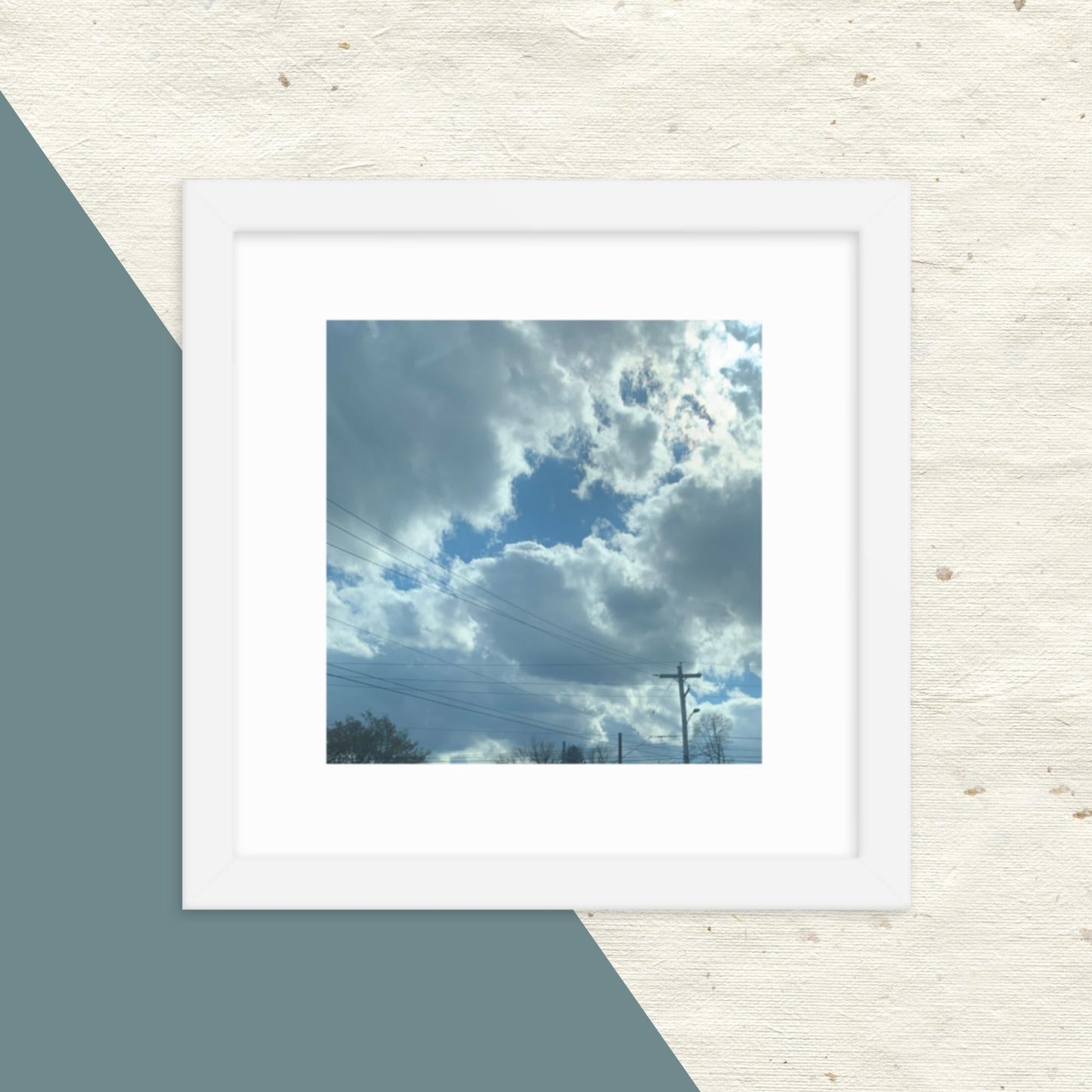"On a Clear Day" Framed Poster - Cart Retail