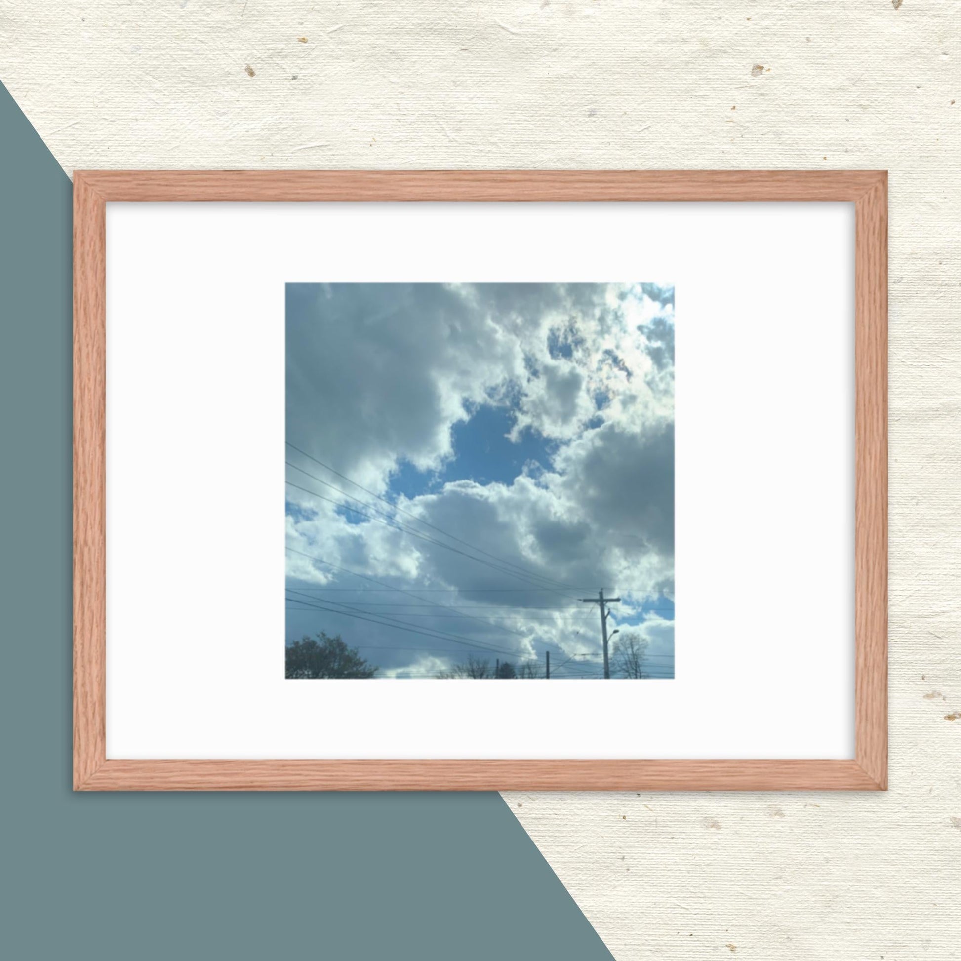 "On a Clear Day" Framed Poster - Cart Retail