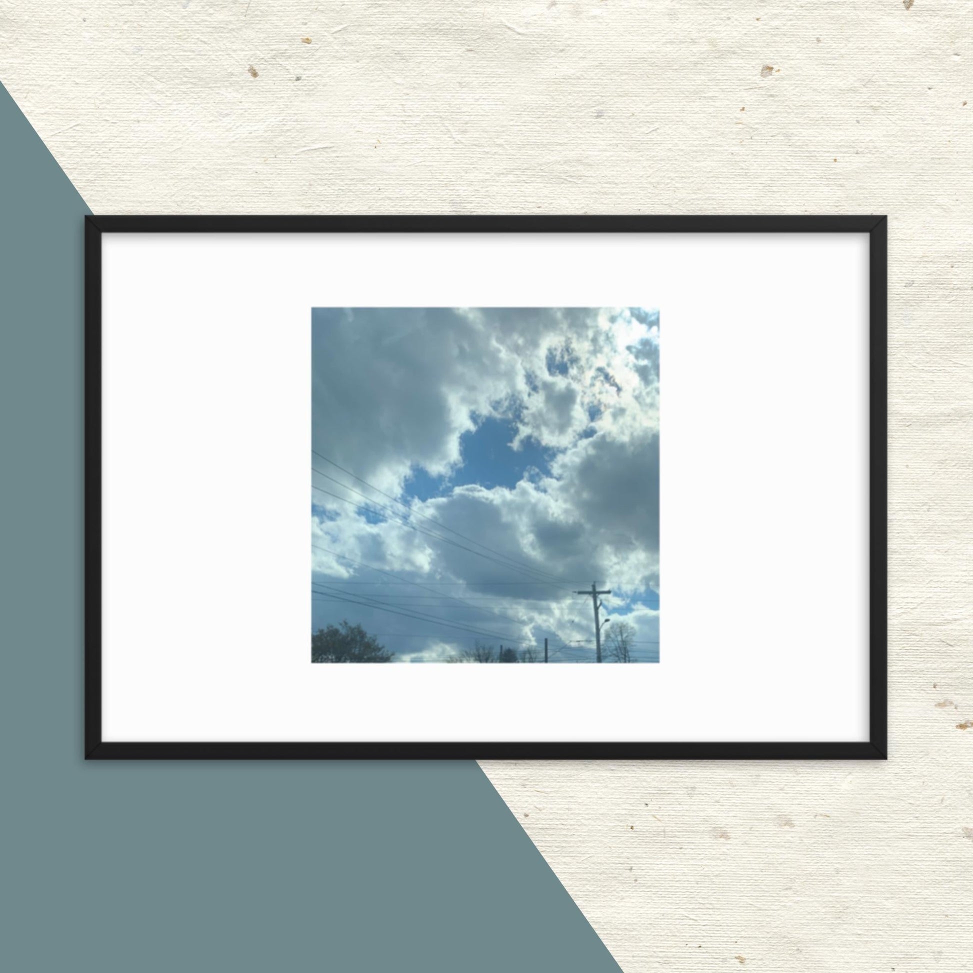 "On a Clear Day" Framed Poster - Cart Retail