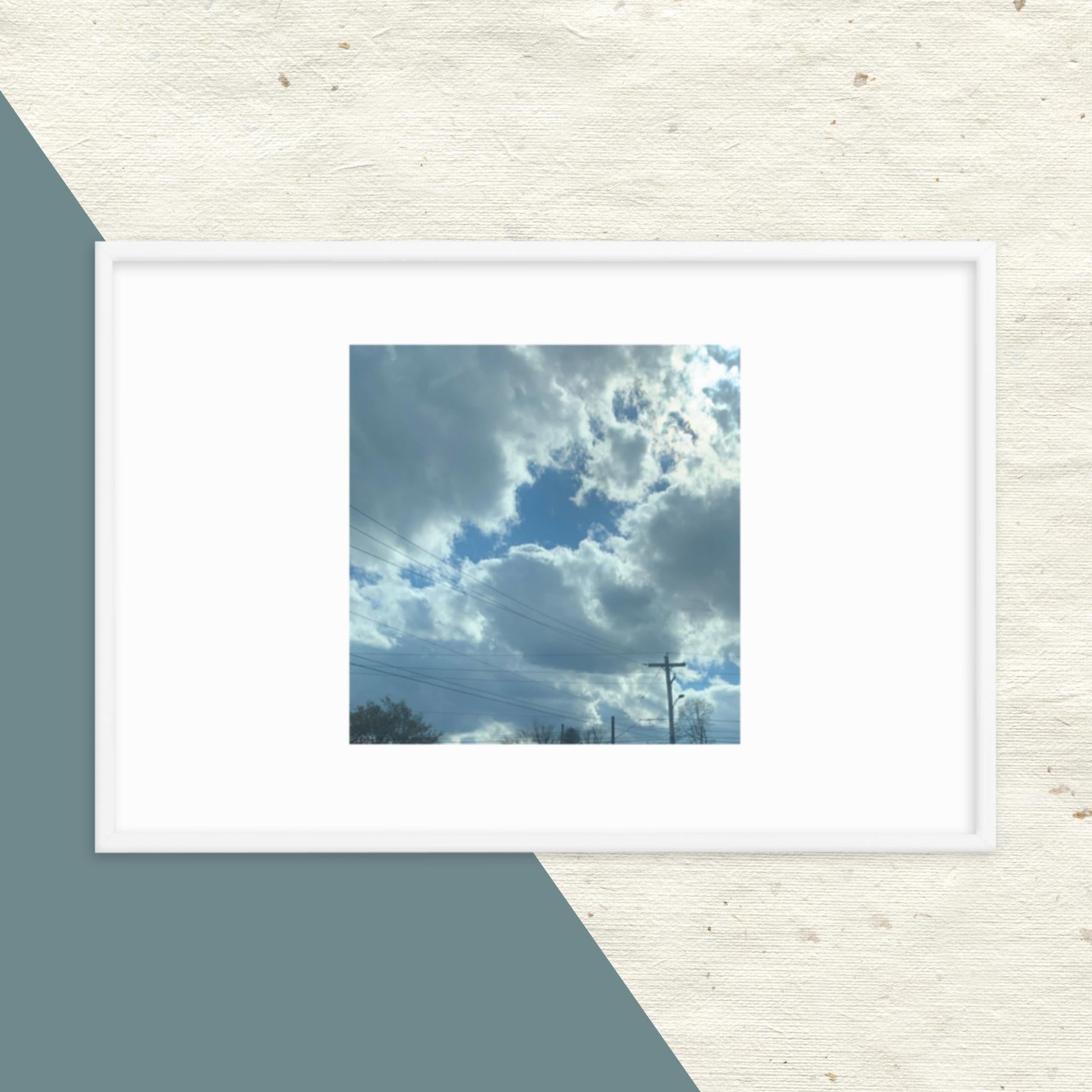 "On a Clear Day" Framed Poster - Cart Retail