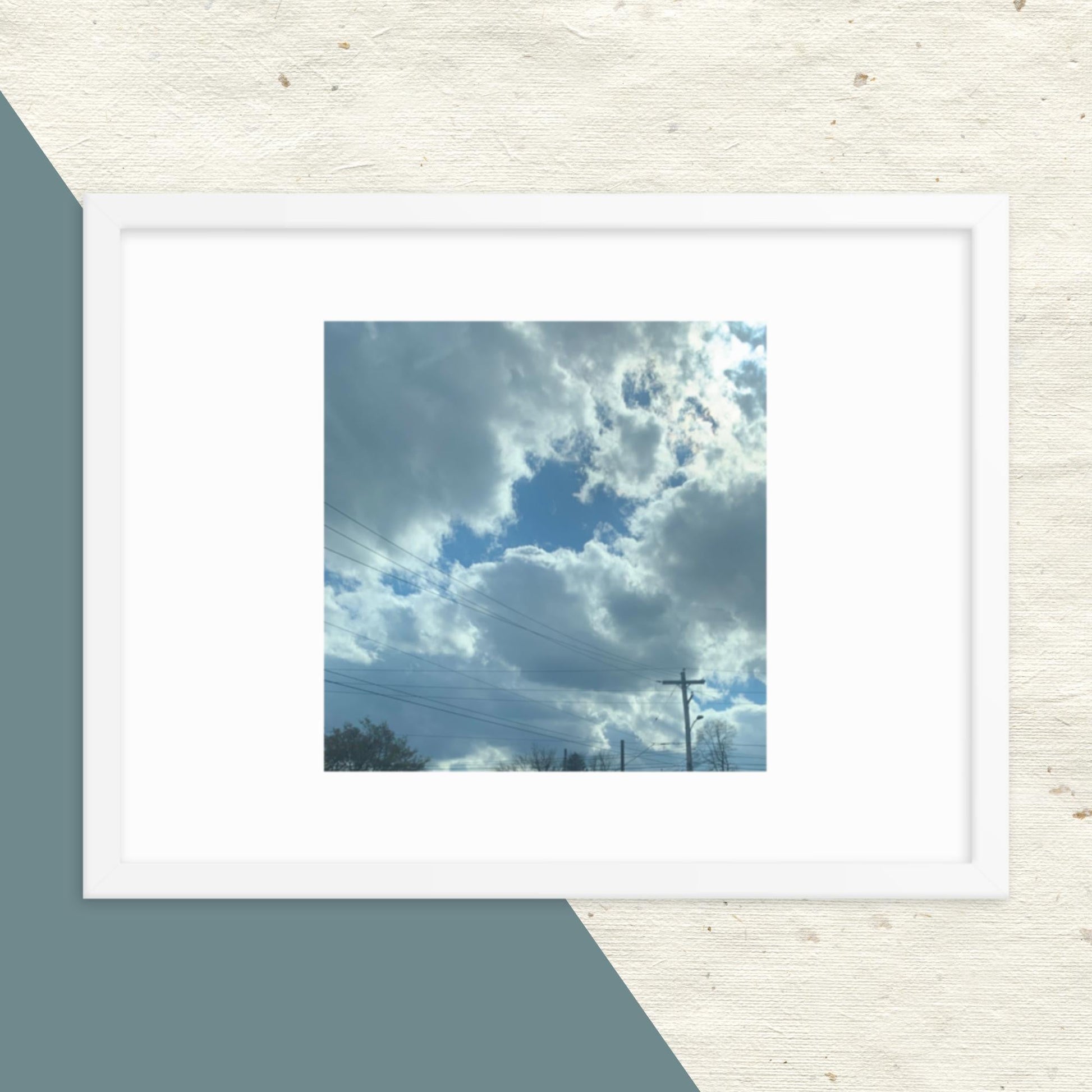 "On a Clear Day" Framed Poster - Cart Retail