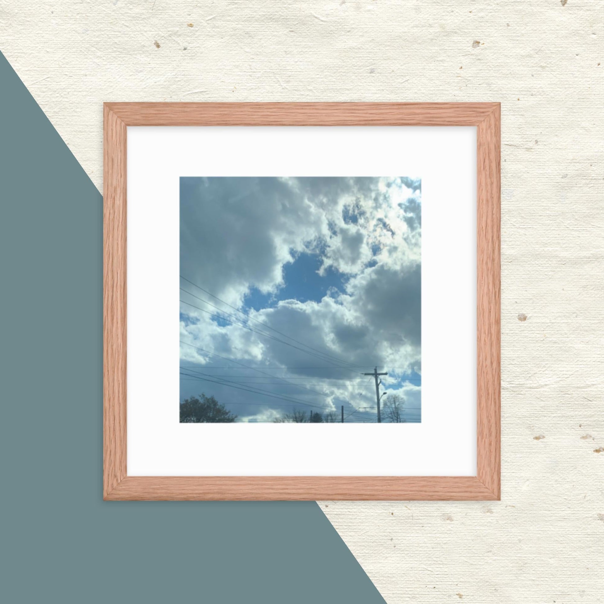 "On a Clear Day" Framed Poster - Cart Retail