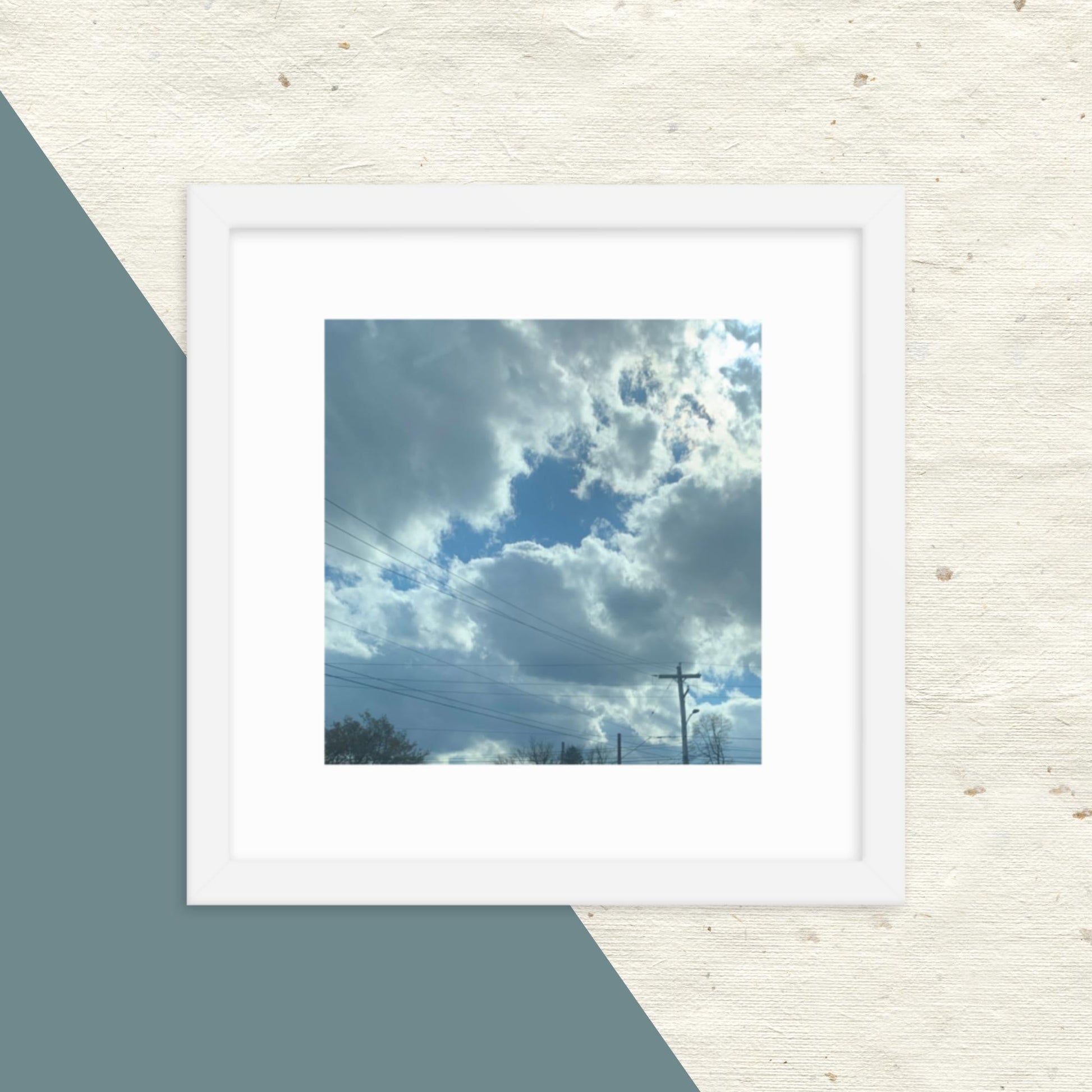 "On a Clear Day" Framed Poster - Cart Retail