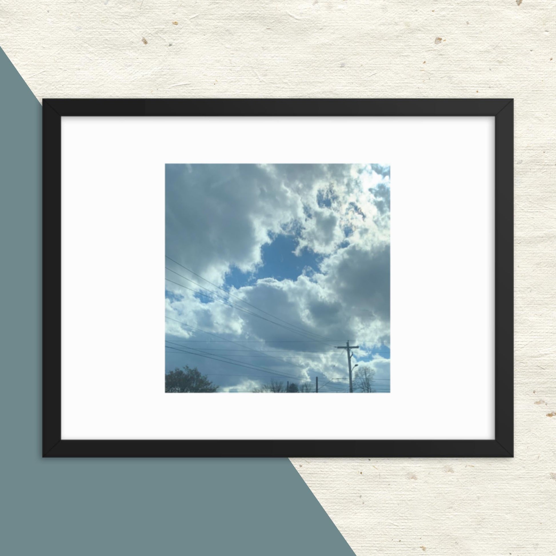 "On a Clear Day" Framed Poster - Cart Retail