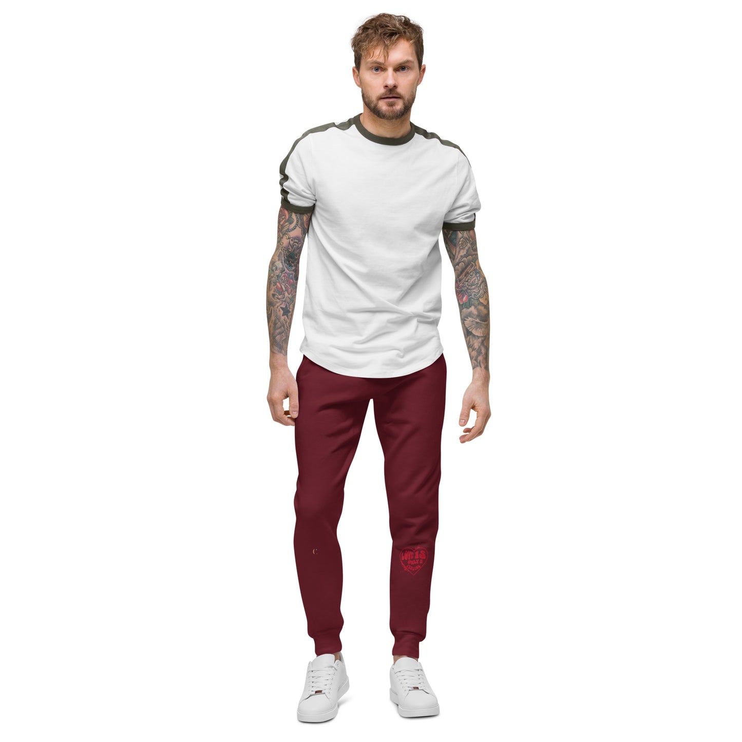 Love is only a Feeling Unisex fleece sweatpants