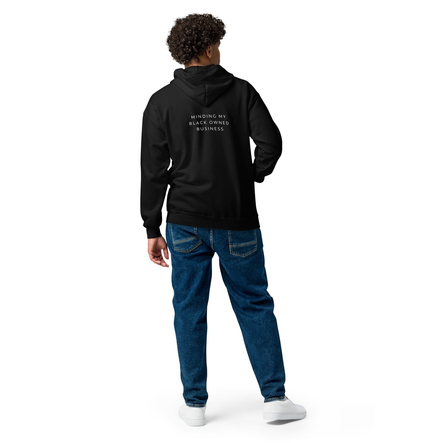 Minding my Black Owned Business Unisex heavy blend zip hoodie