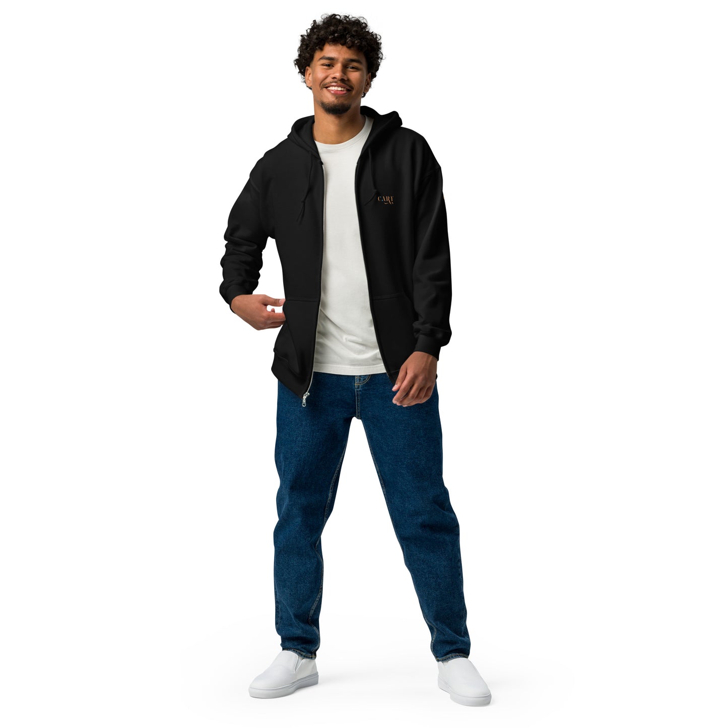 Minding my Black Owned Business Unisex heavy blend zip hoodie