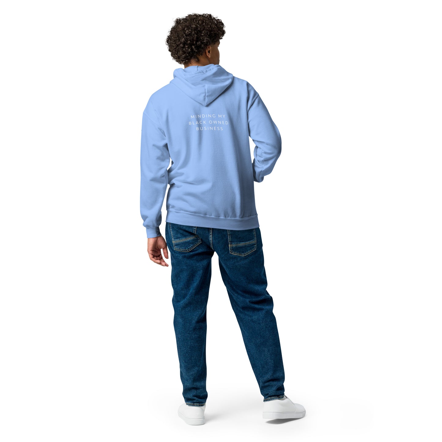 Minding my Black Owned Business Unisex heavy blend zip hoodie