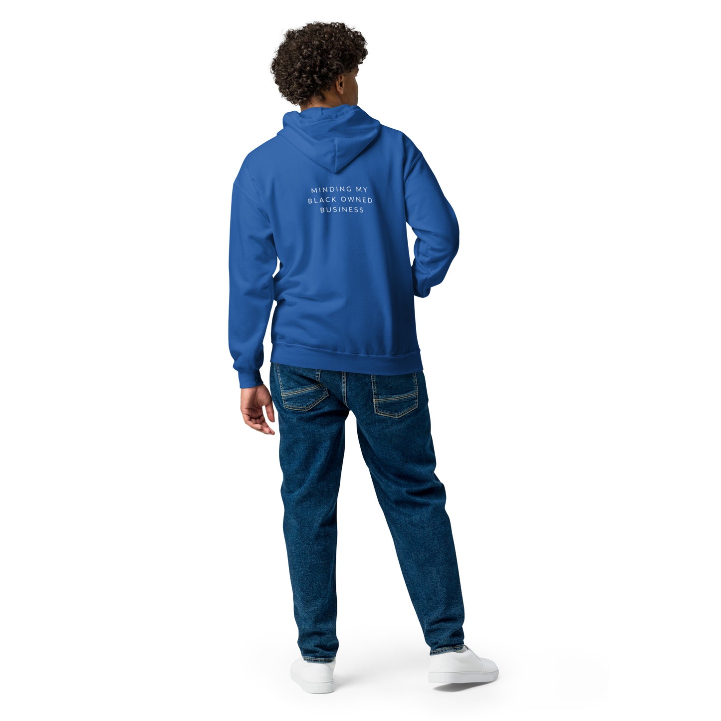 Minding my Black Owned Business Unisex heavy blend zip hoodie