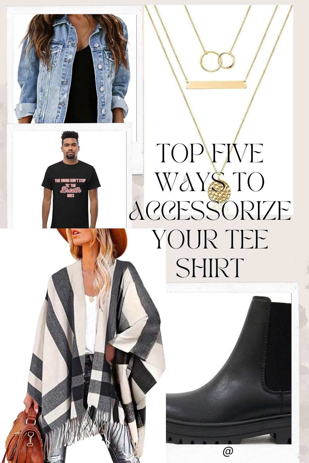 5 Best Ways to Accessorize a T-Shirt - Cart Retail