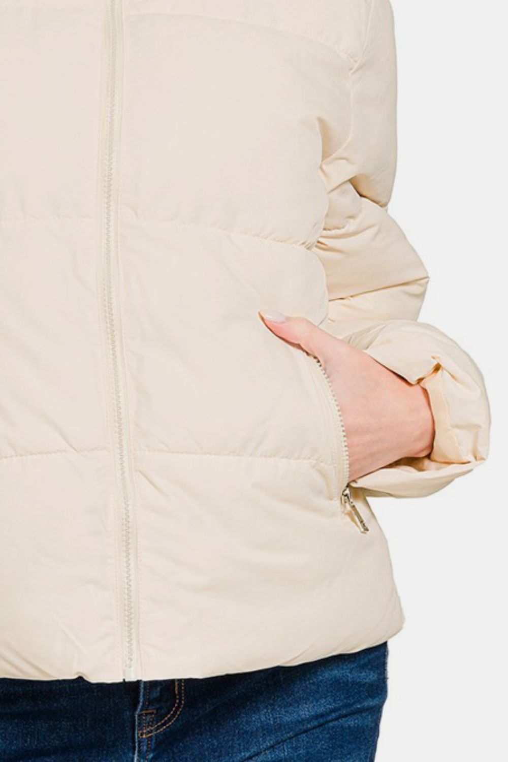 Puffer Jacket with Pockets