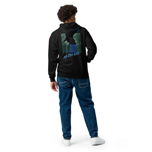 "As deep as the Sea" Unisex heavy blend zip hoodie - Cart Retail