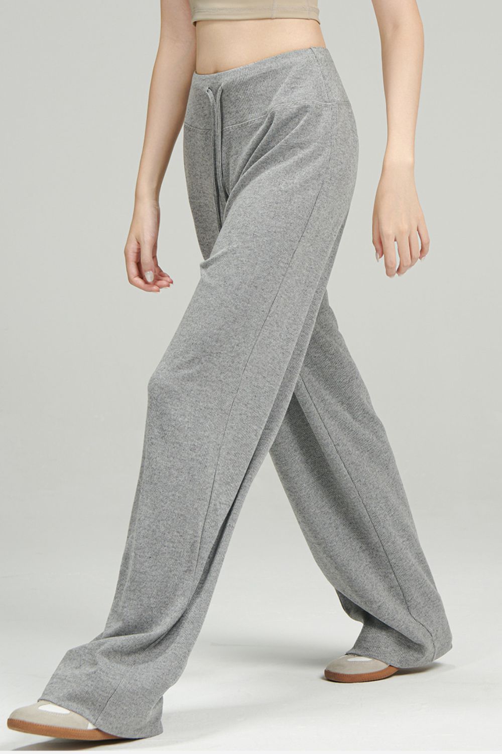 Basic Bae Drawstring Wide Leg Pants - Cart Retail