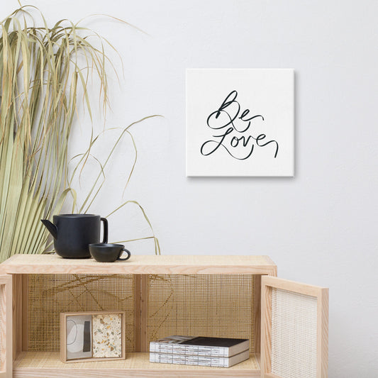 Be Love Canvas Wall Art - Cart Retail