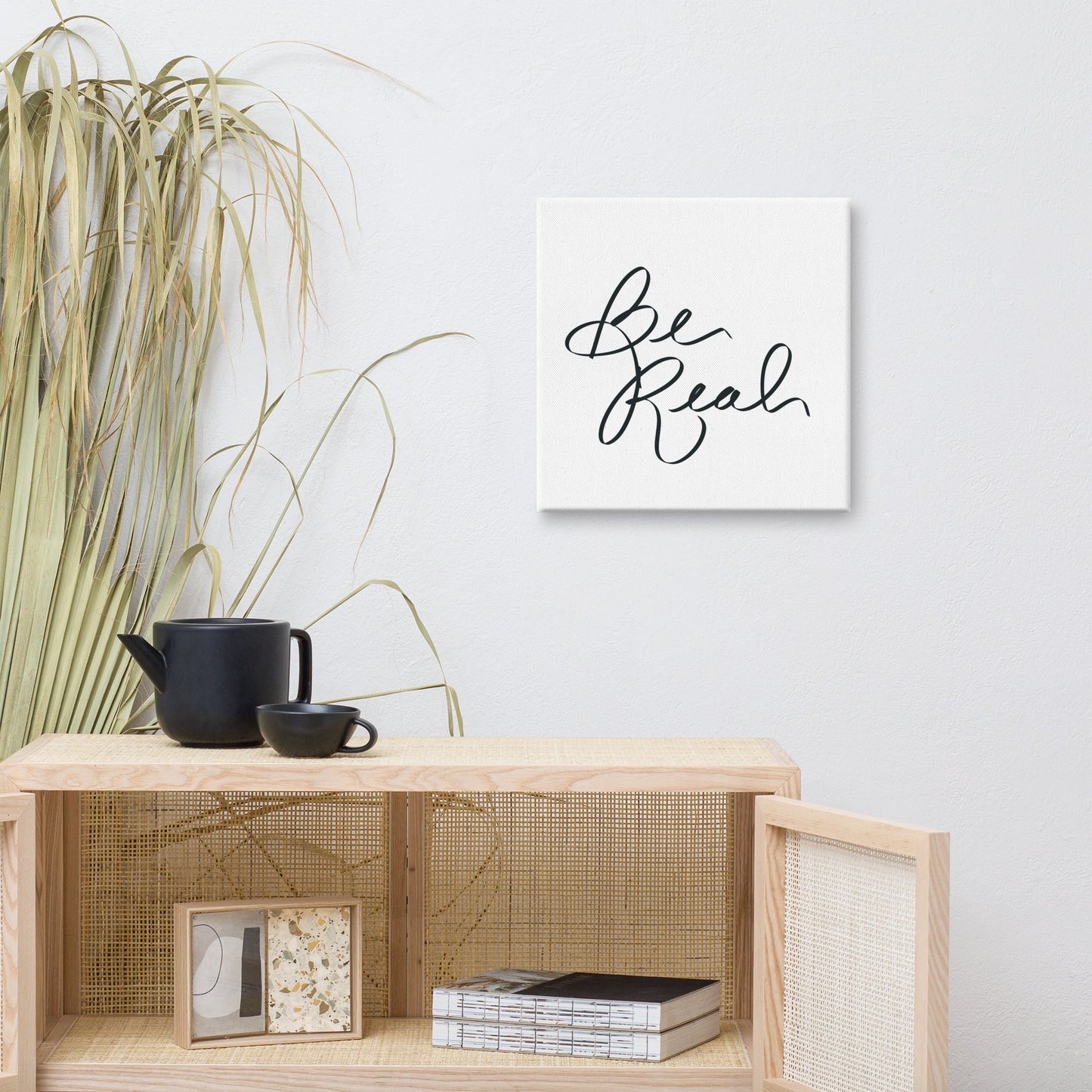 Be Real Canvas Wall Art - Cart Retail