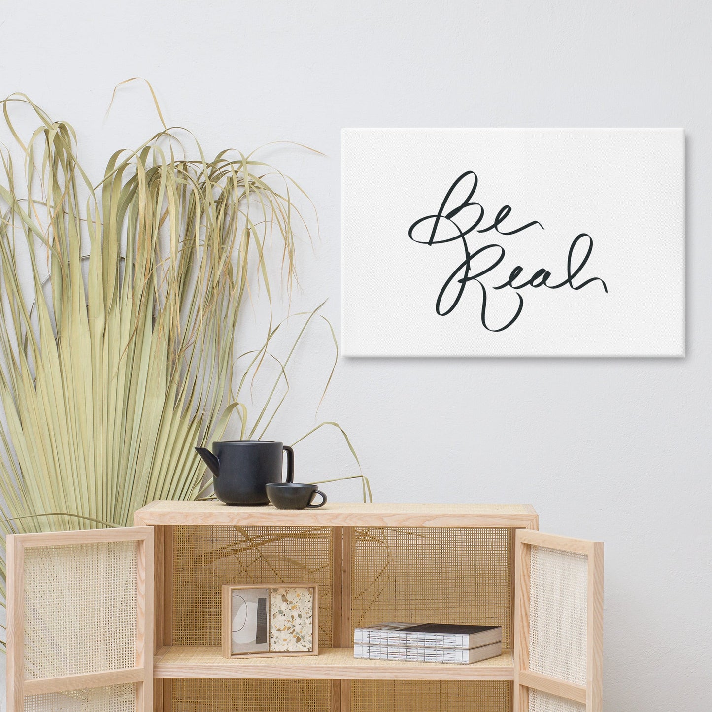 Be Real Canvas Wall Art - Cart Retail