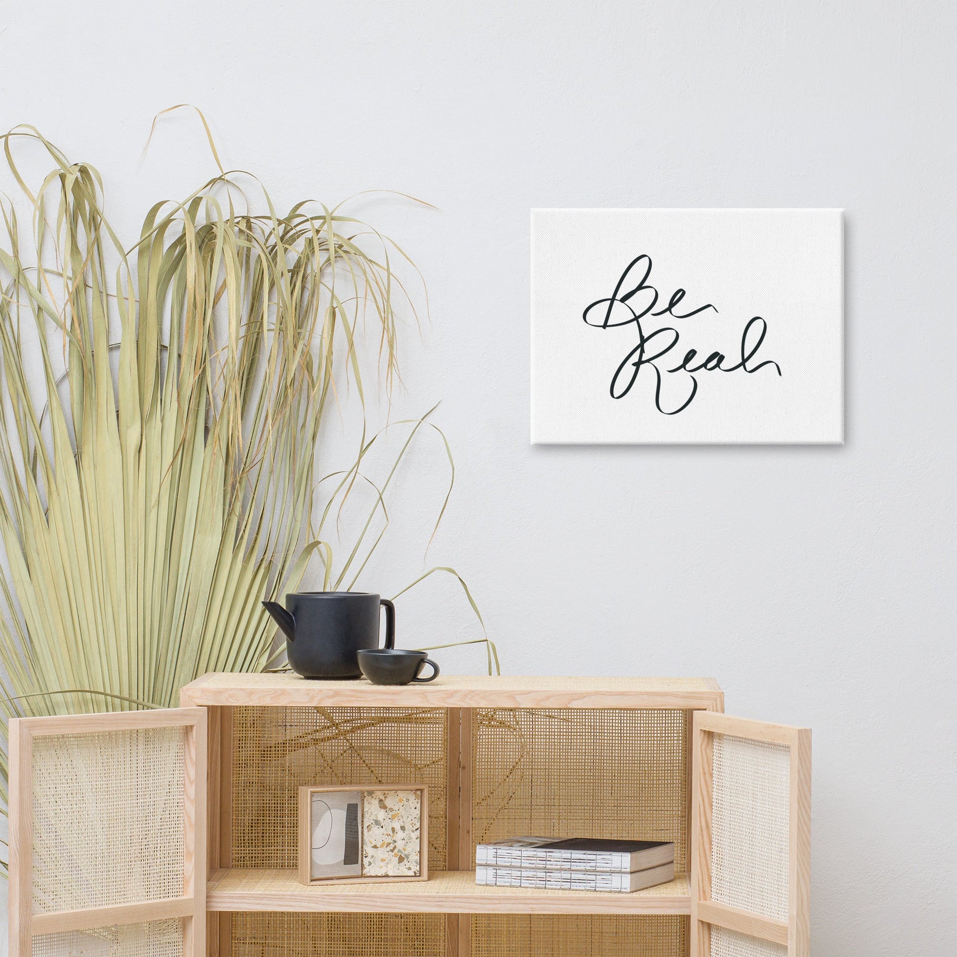 Be Real Canvas Wall Art - Cart Retail