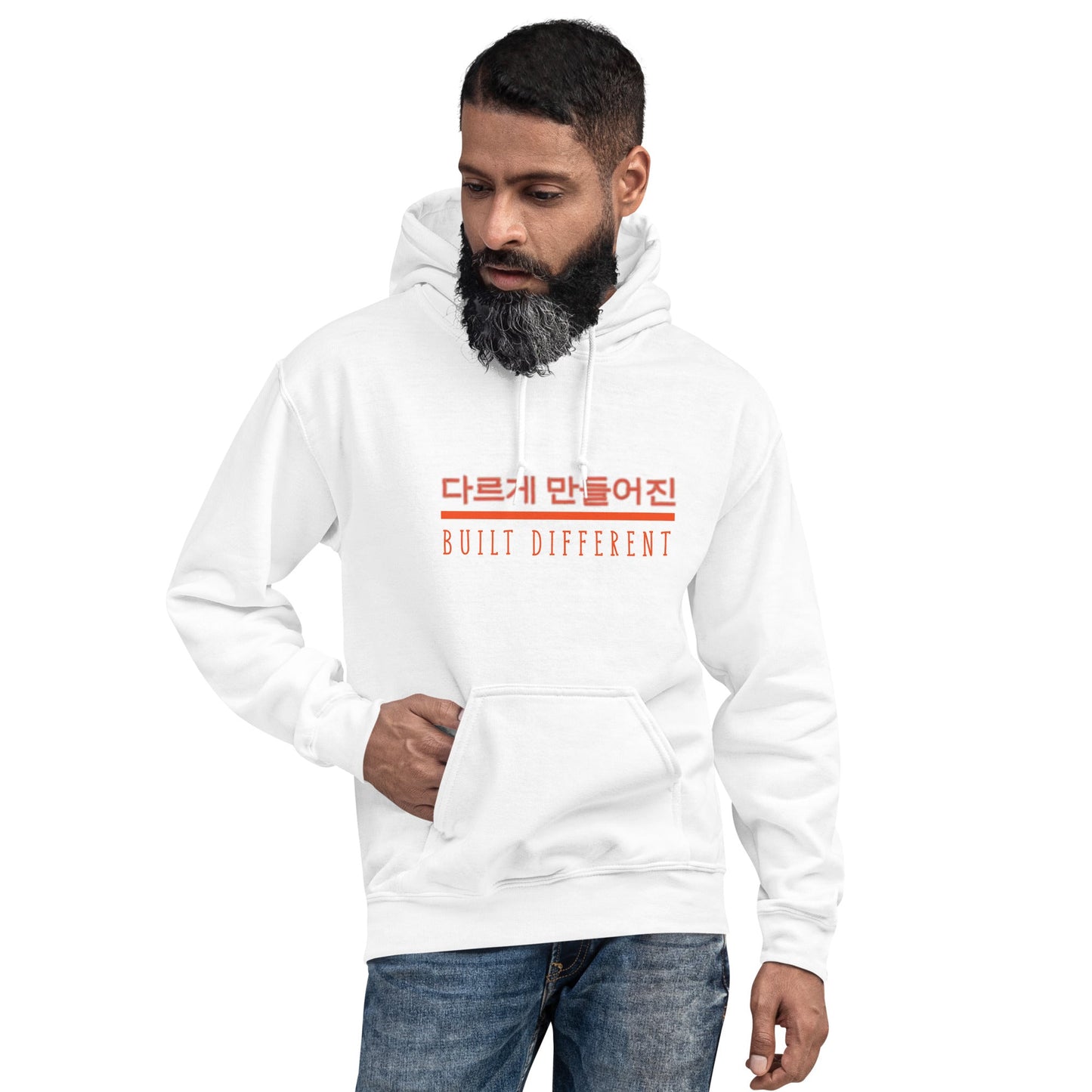 Black "Built Different" Unisex Hoodie - Cart Retail