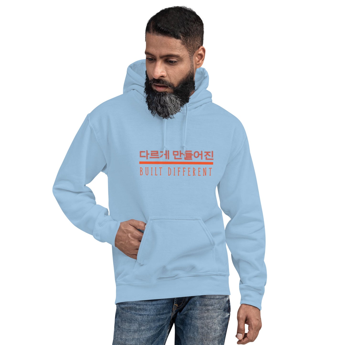 Black "Built Different" Unisex Hoodie - Cart Retail