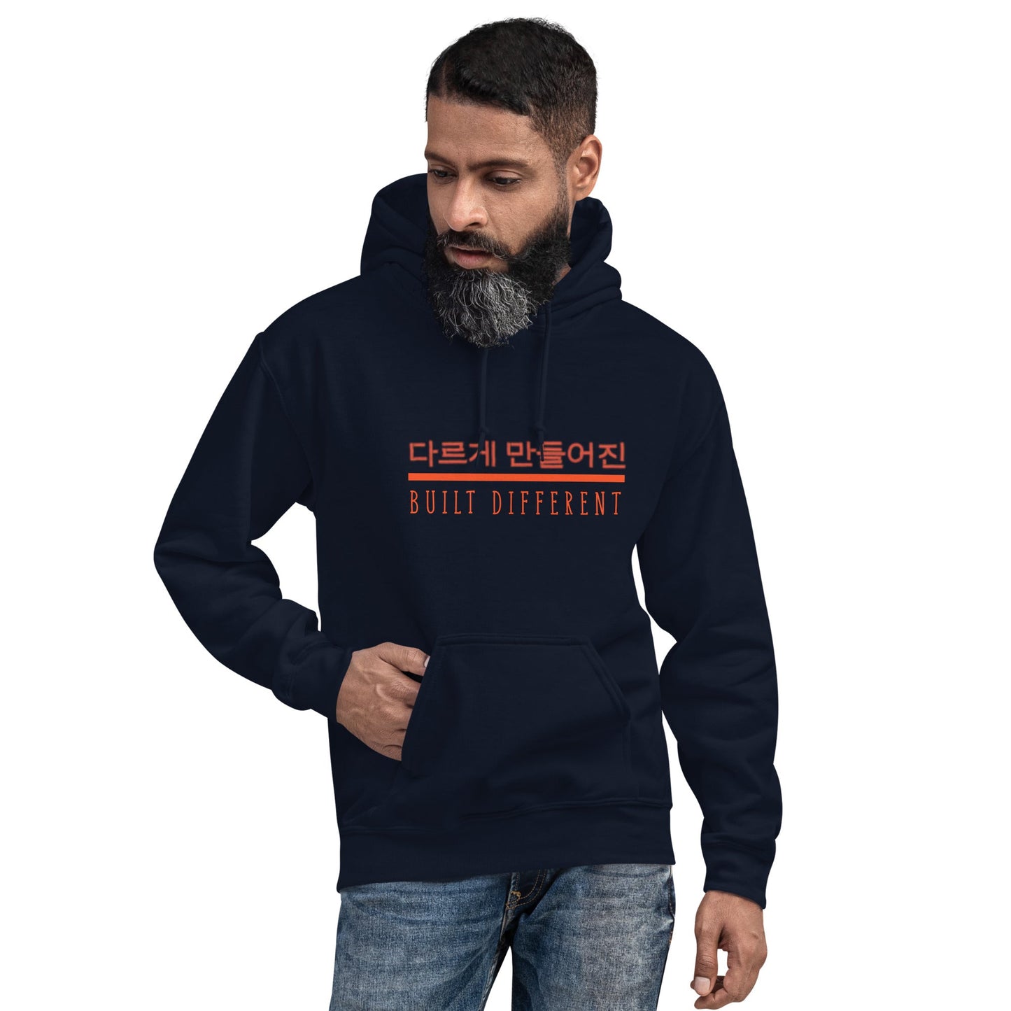 Black "Built Different" Unisex Hoodie - Cart Retail