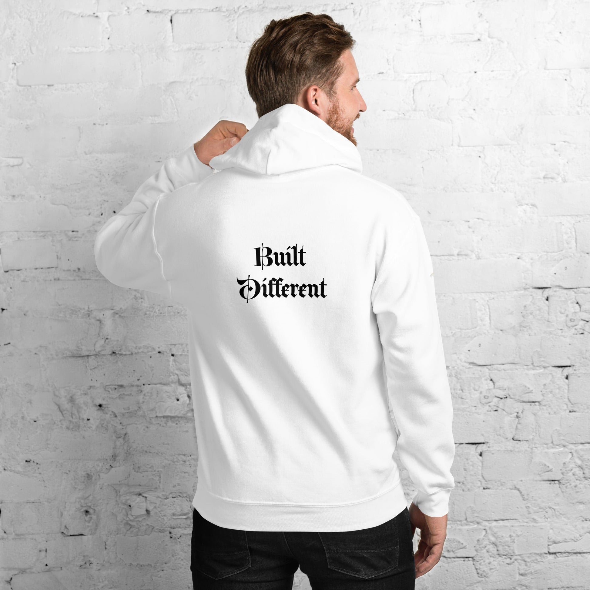 "Built Different" Unisex Hoodie - Cart Retail