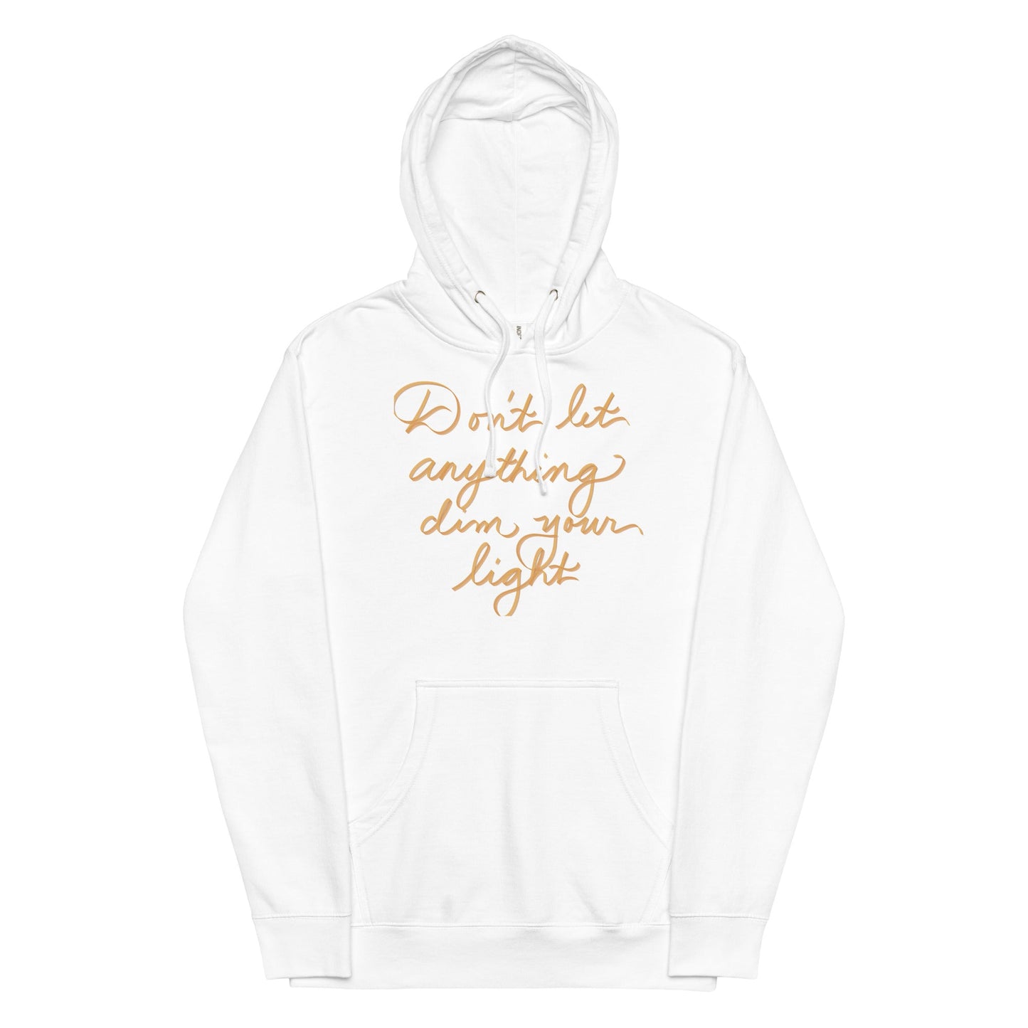 "Don't Dim Your Light" Unisex Midweight Hoodie - Cart Retail