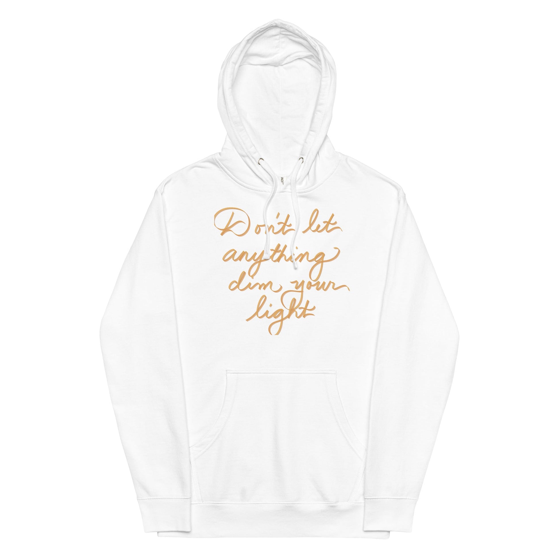 "Don't Dim Your Light" Unisex Midweight Hoodie - Cart Retail