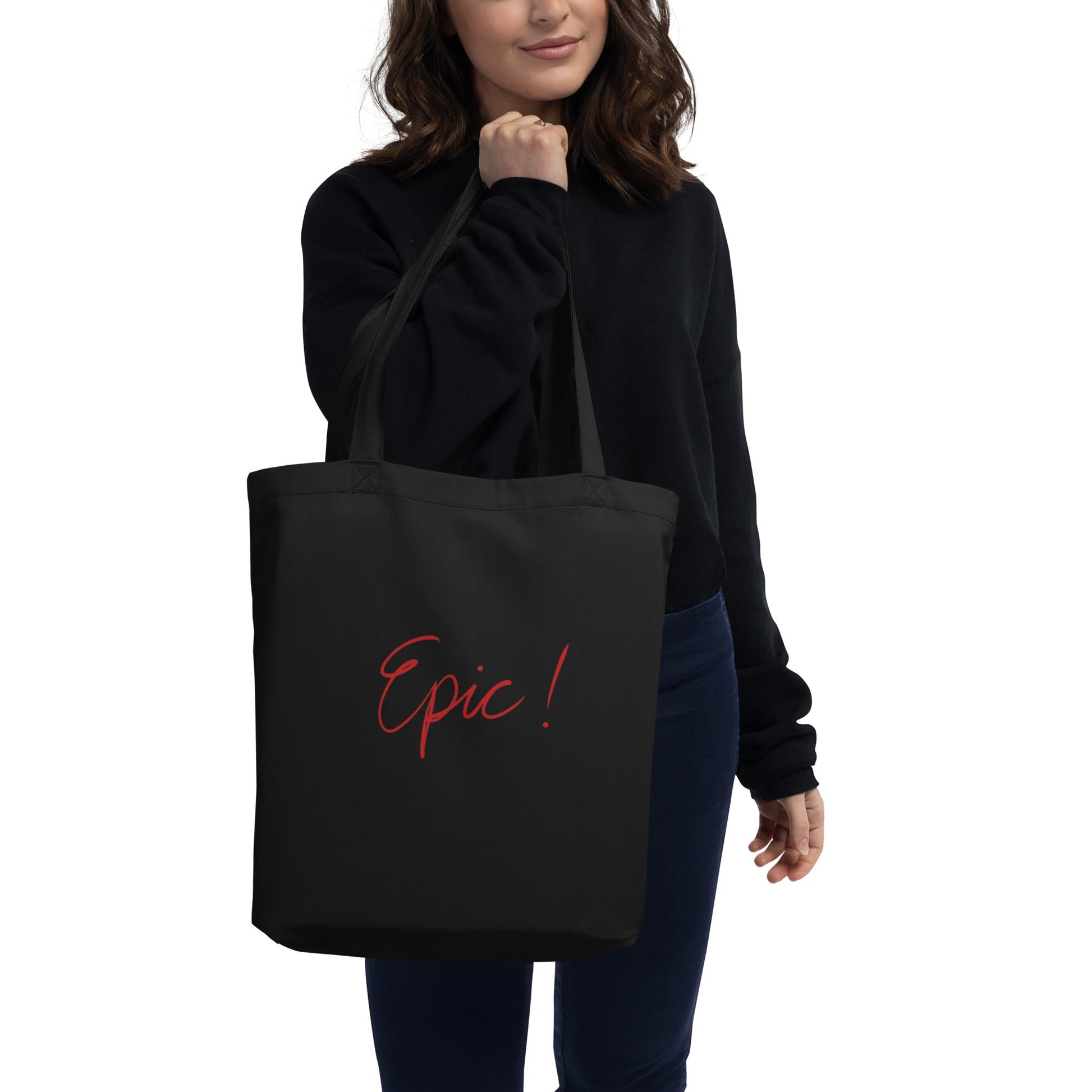 "Epic!" Black Tote Bag - Cart Retail