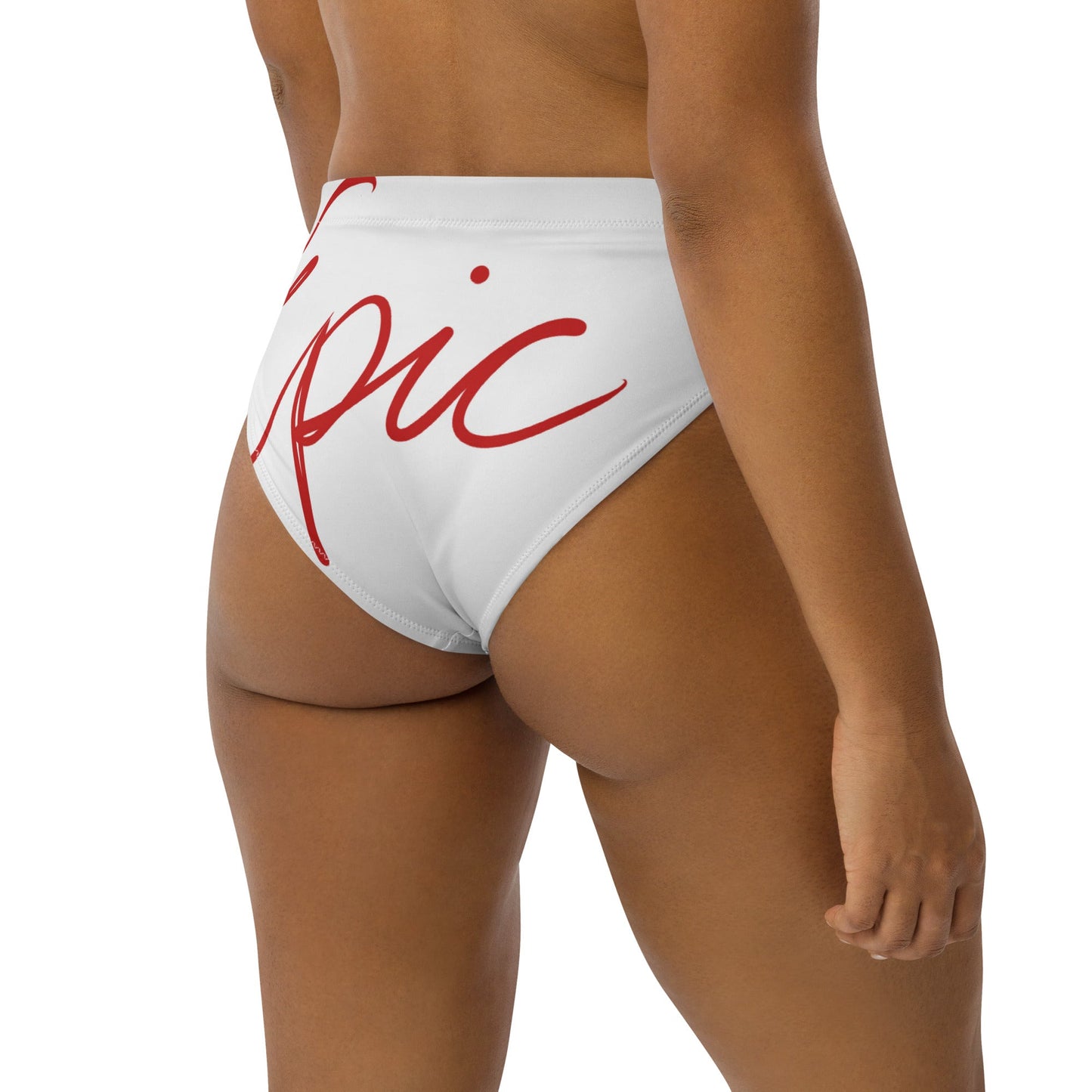 "Epic" Recycled High Waisted Bikini Bottom - Cart Retail