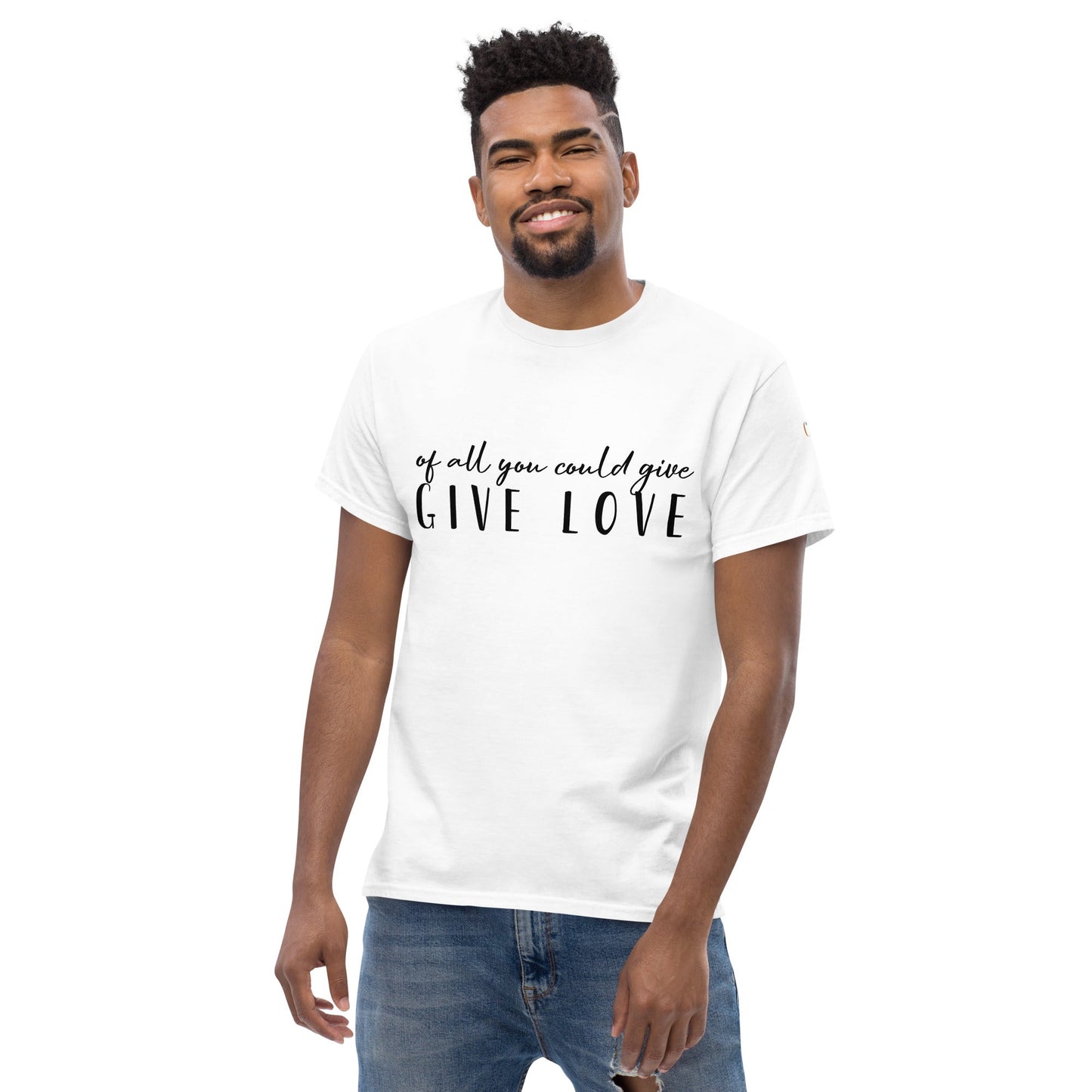 "Give Love" Men's classic tee - Cart Retail