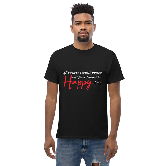 "Happy Here" Unisex classic tee - Cart Retail