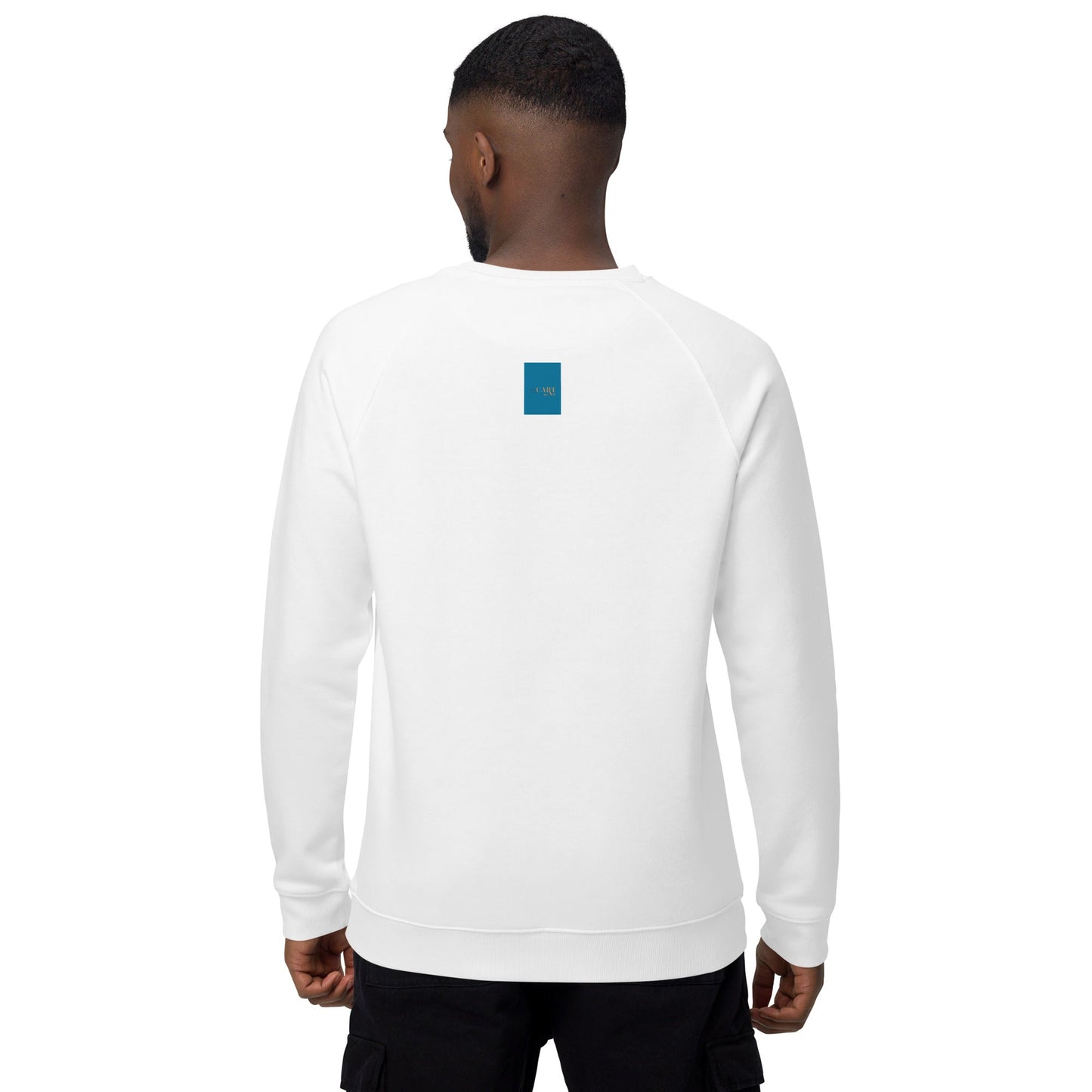 "Love in Other Forms" Unisex Organic Raglan Sweatshirt - Cart Retail