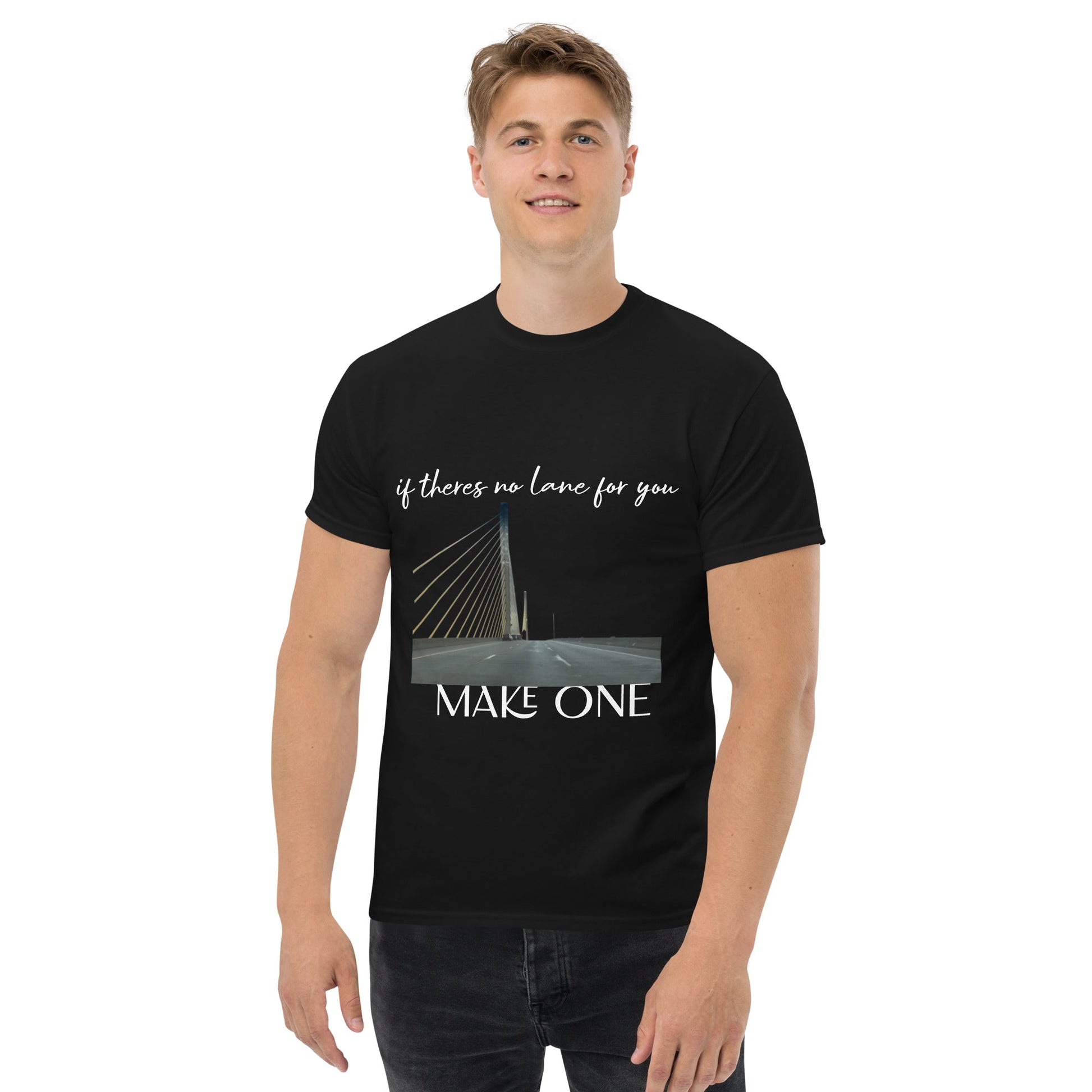 "Make Your Own Lane" Men's classic tee - Cart Retail