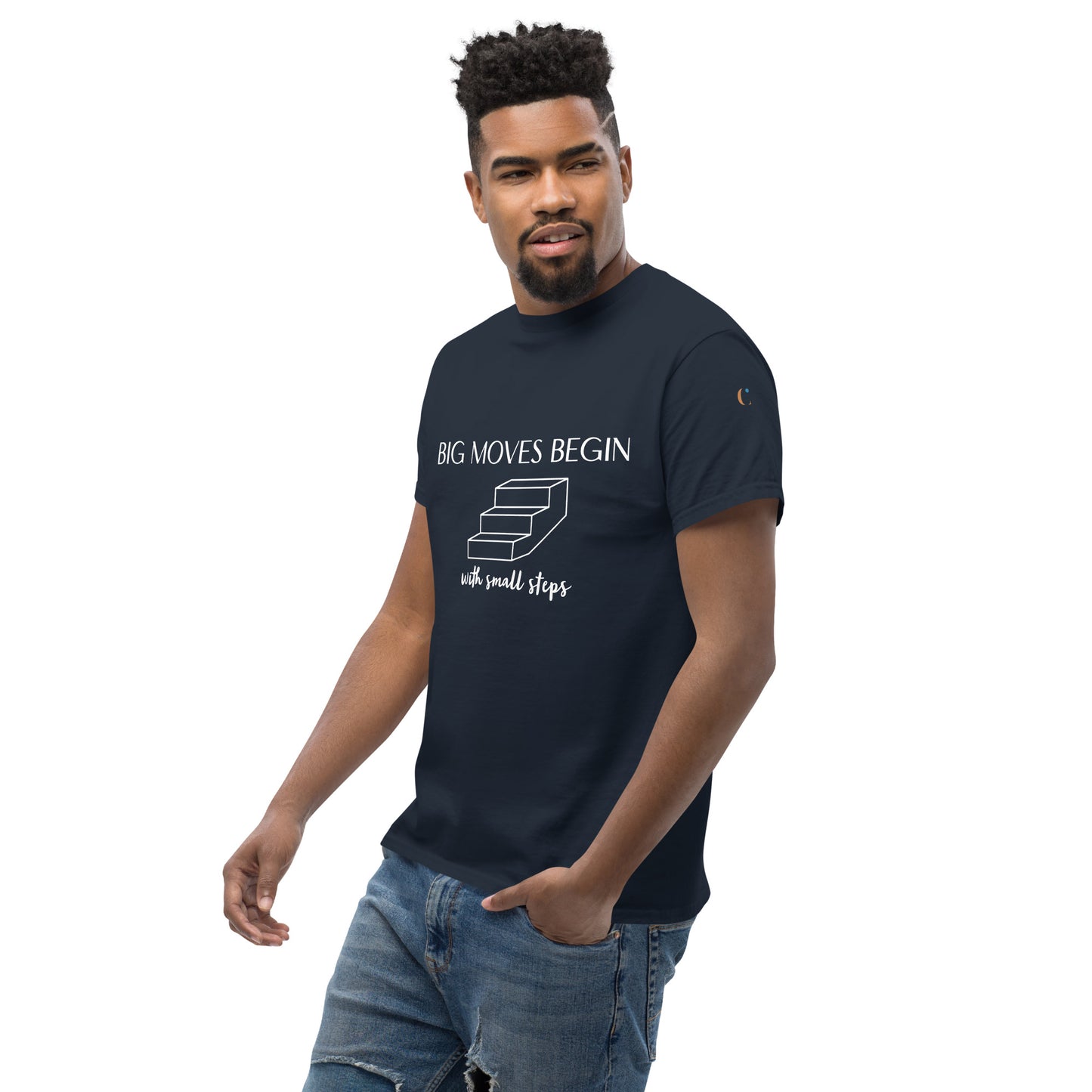 "Small Steps" Men's classic tee