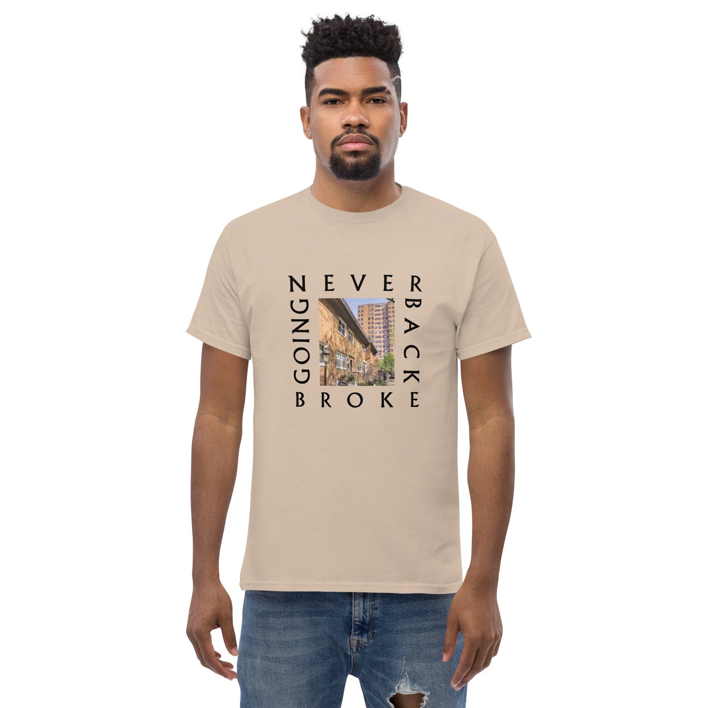 "Never Going Back Broke" Men's classic tee - Cart Retail