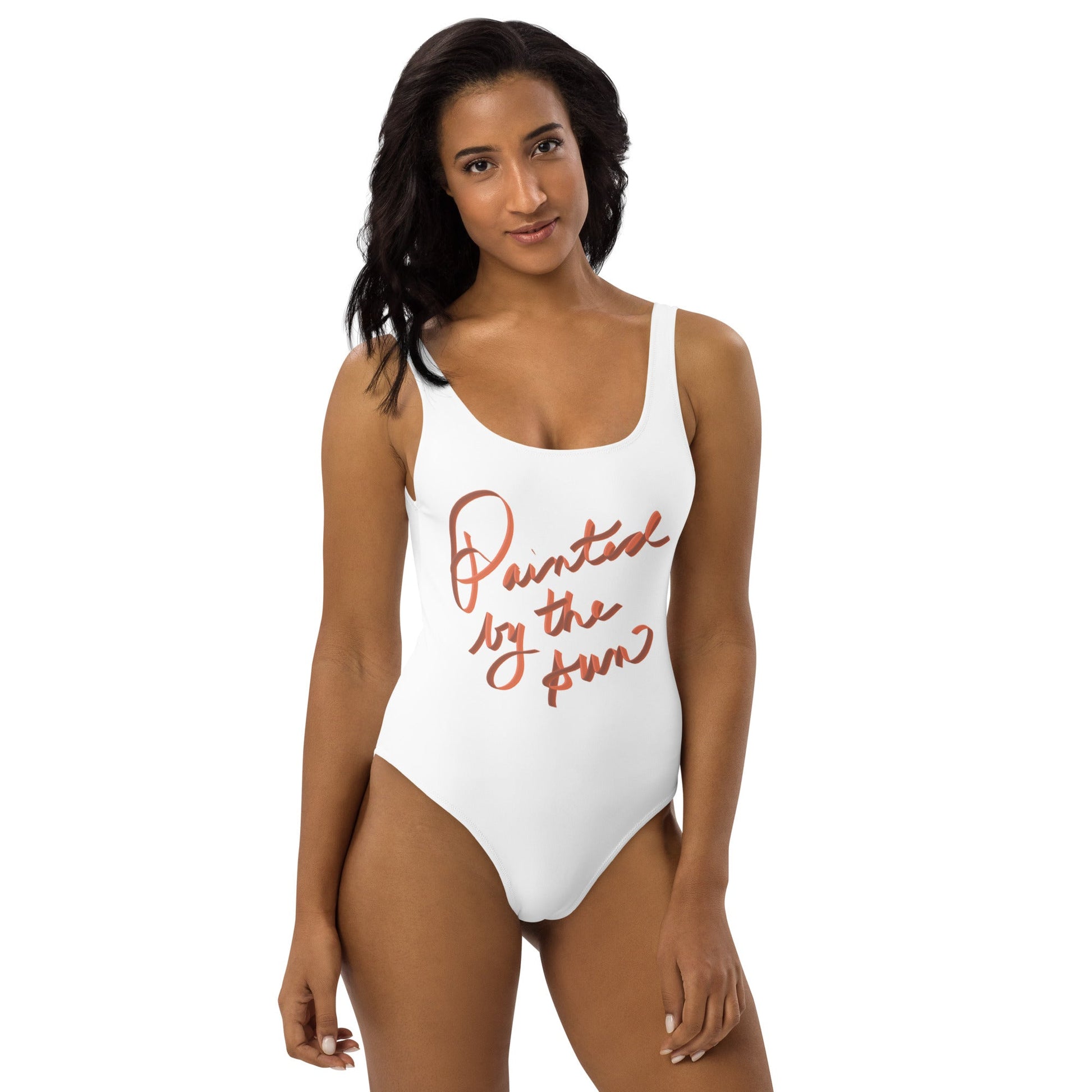 "Painted" One - Piece Swimsuit - Cart Retail