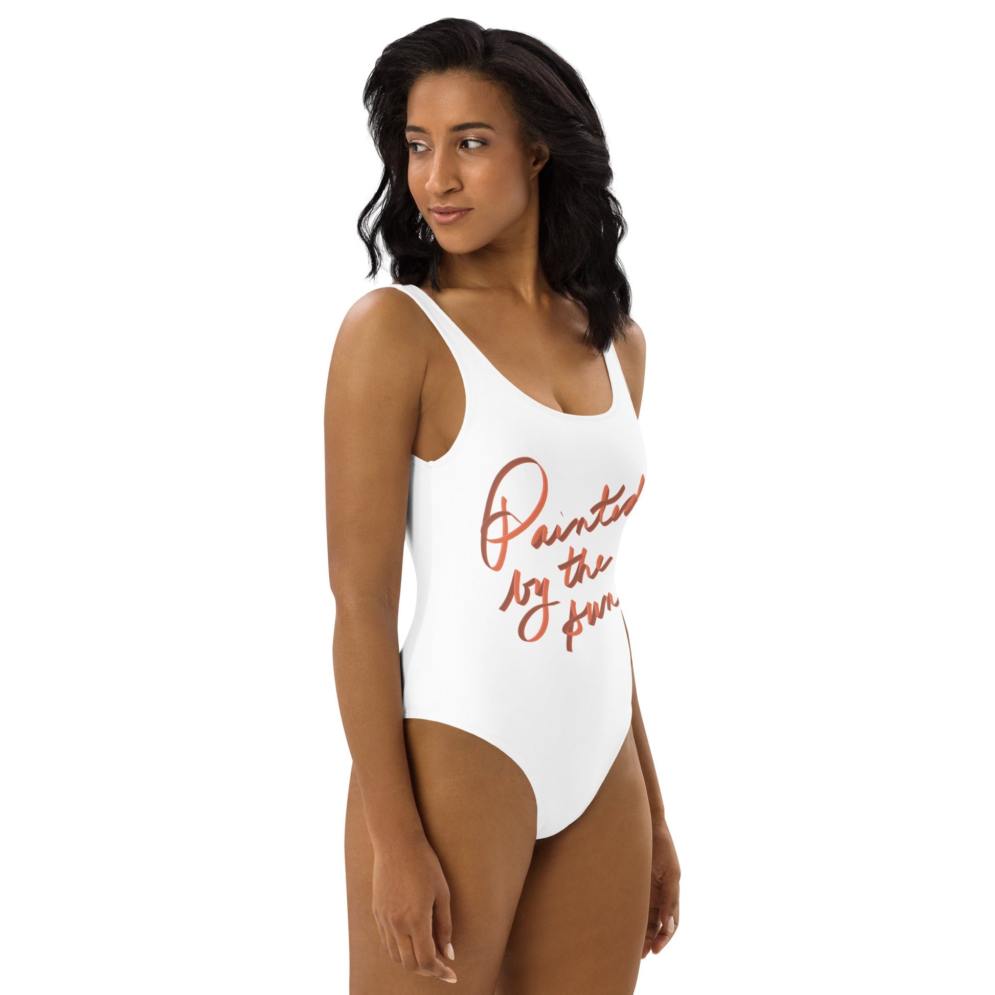 "Painted" One - Piece Swimsuit - Cart Retail