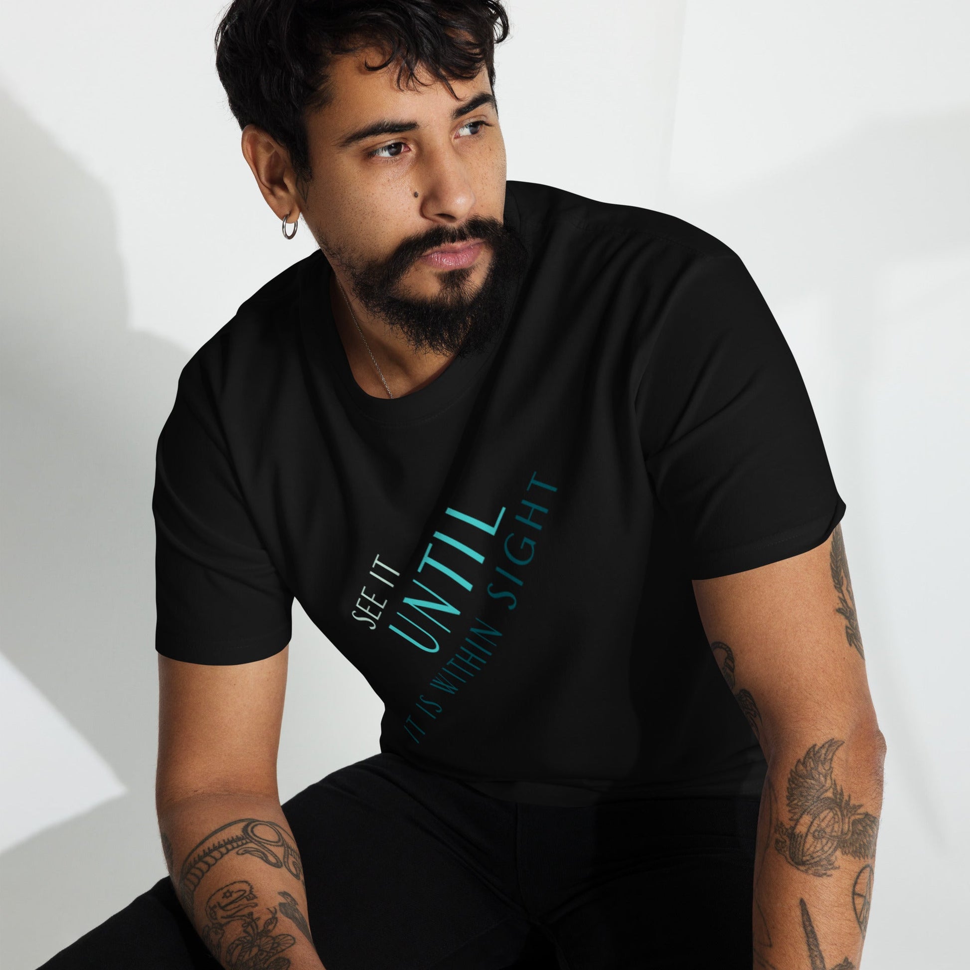 "See It Men’s Premium Heavyweight Tee" - Cart Retail