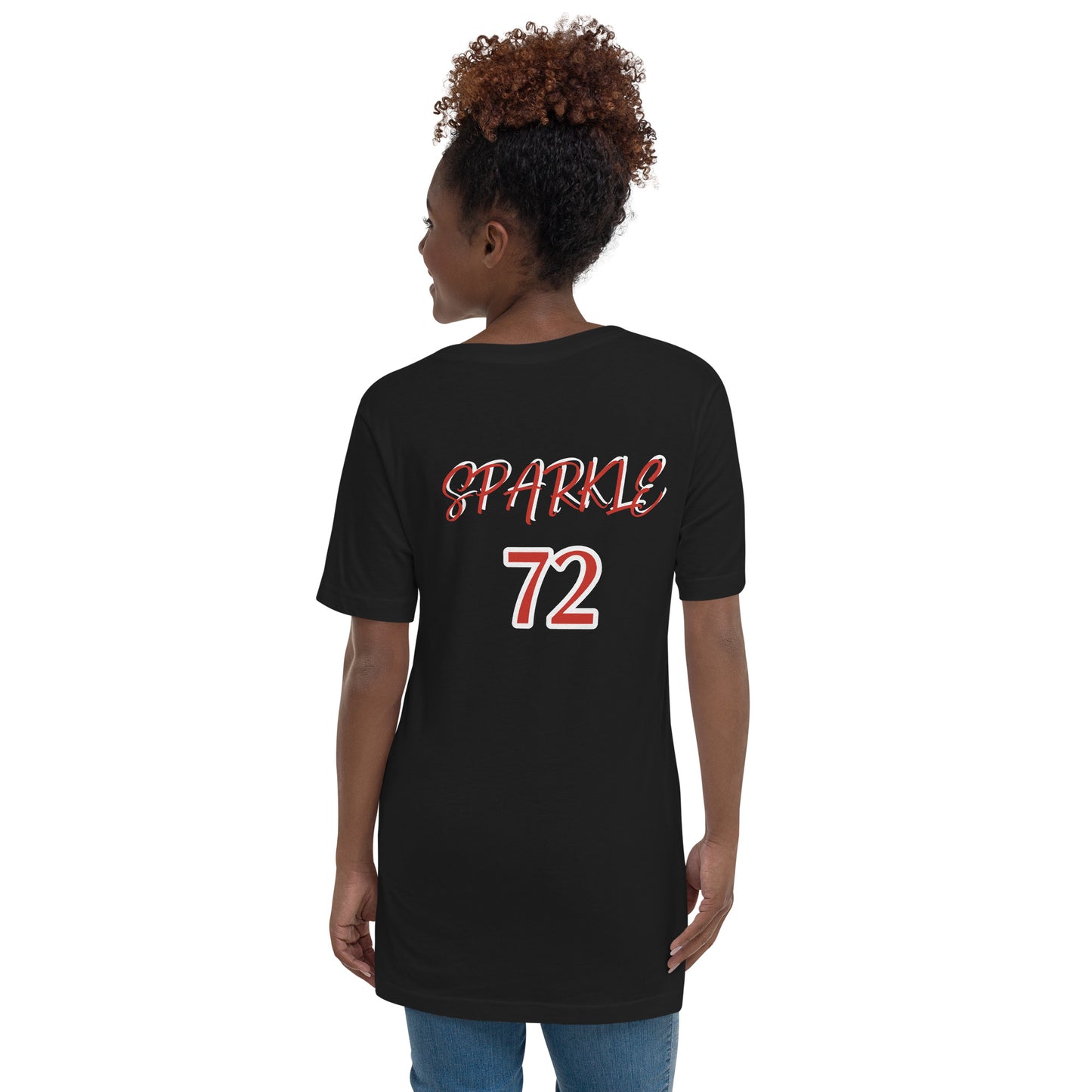 Team Sparkle Unisex Short Sleeve V-Neck T-Shirt