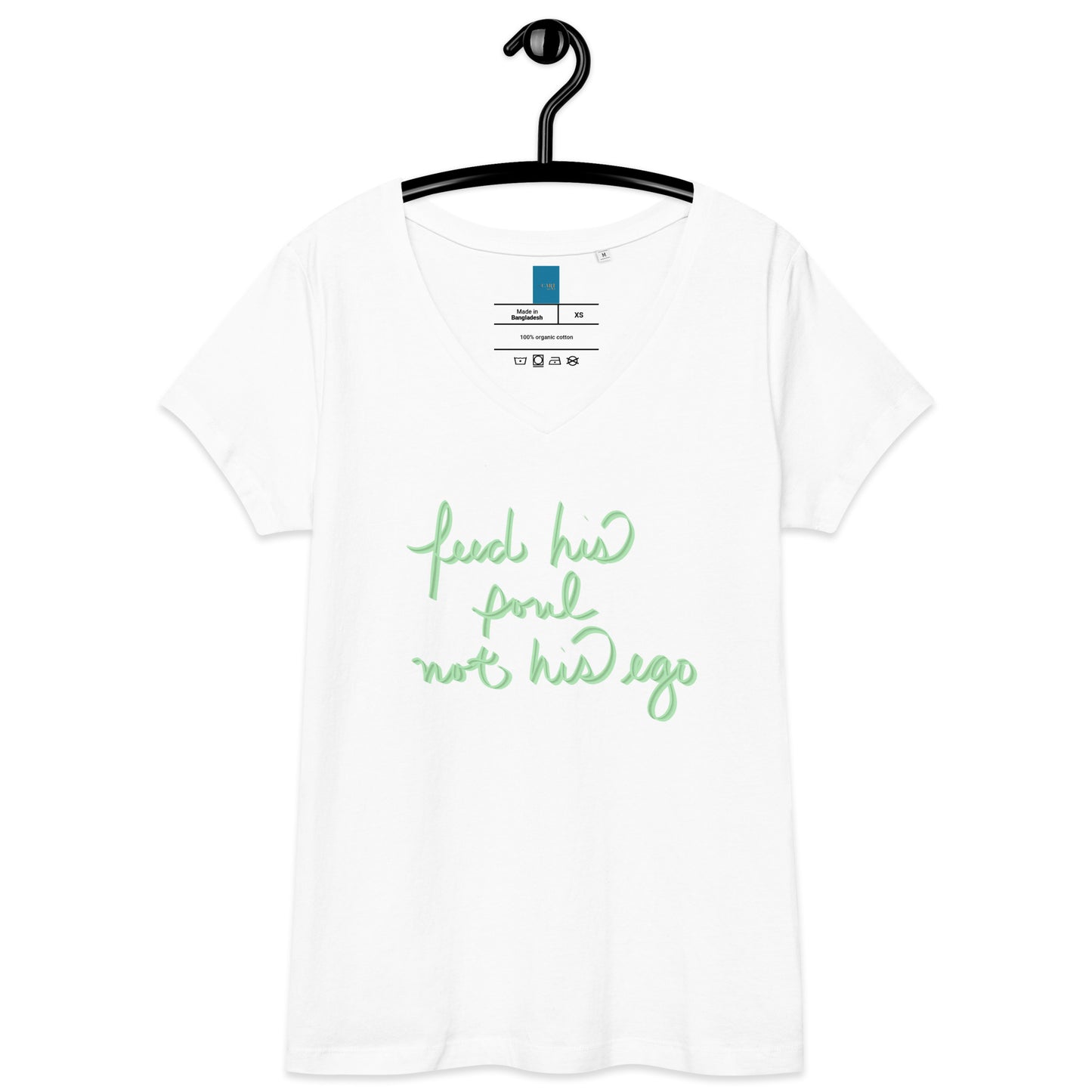 "Feed His Soul" Women’s Fitted V-neck T-shirt